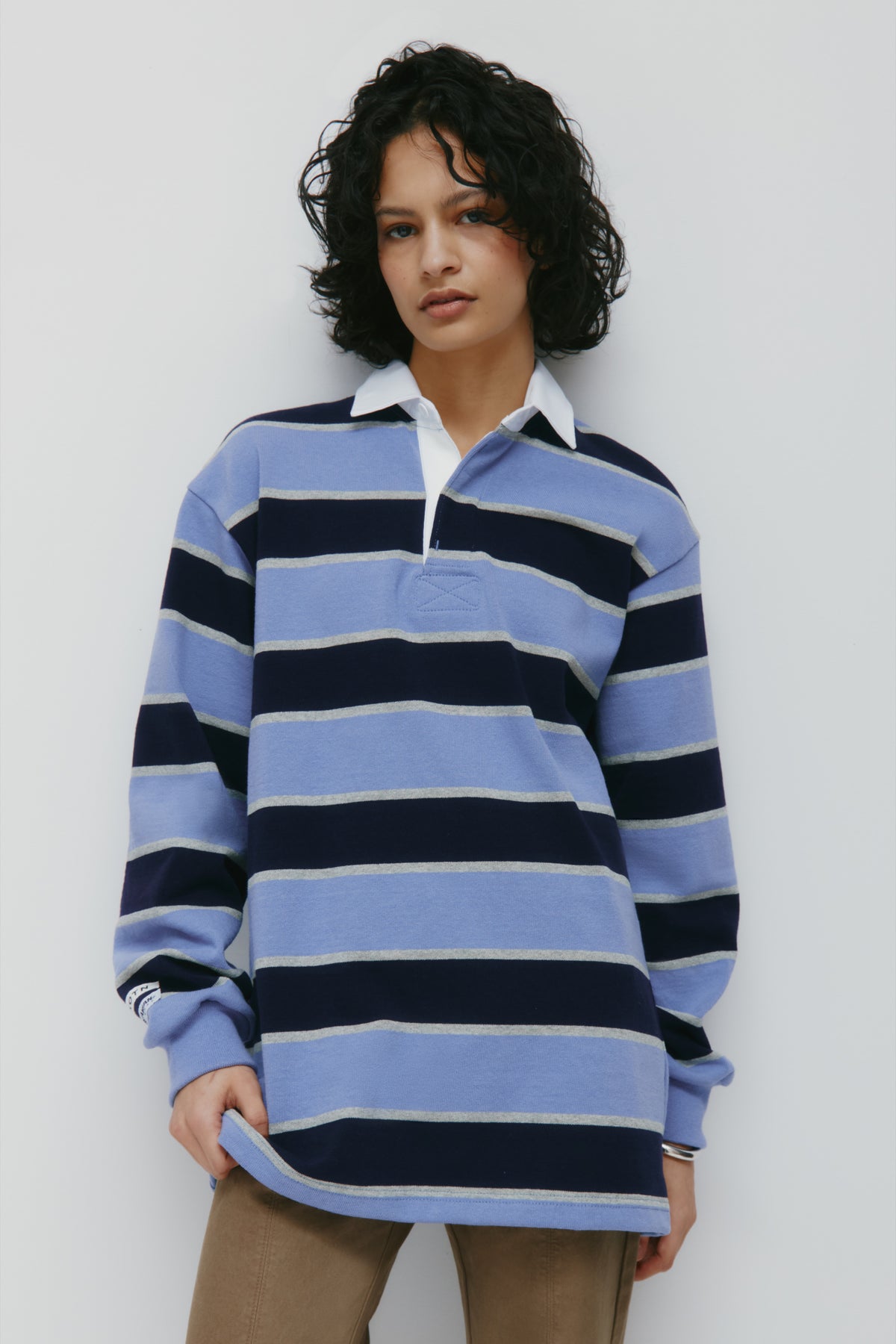 Model is 5’6” and is wearing a size S.