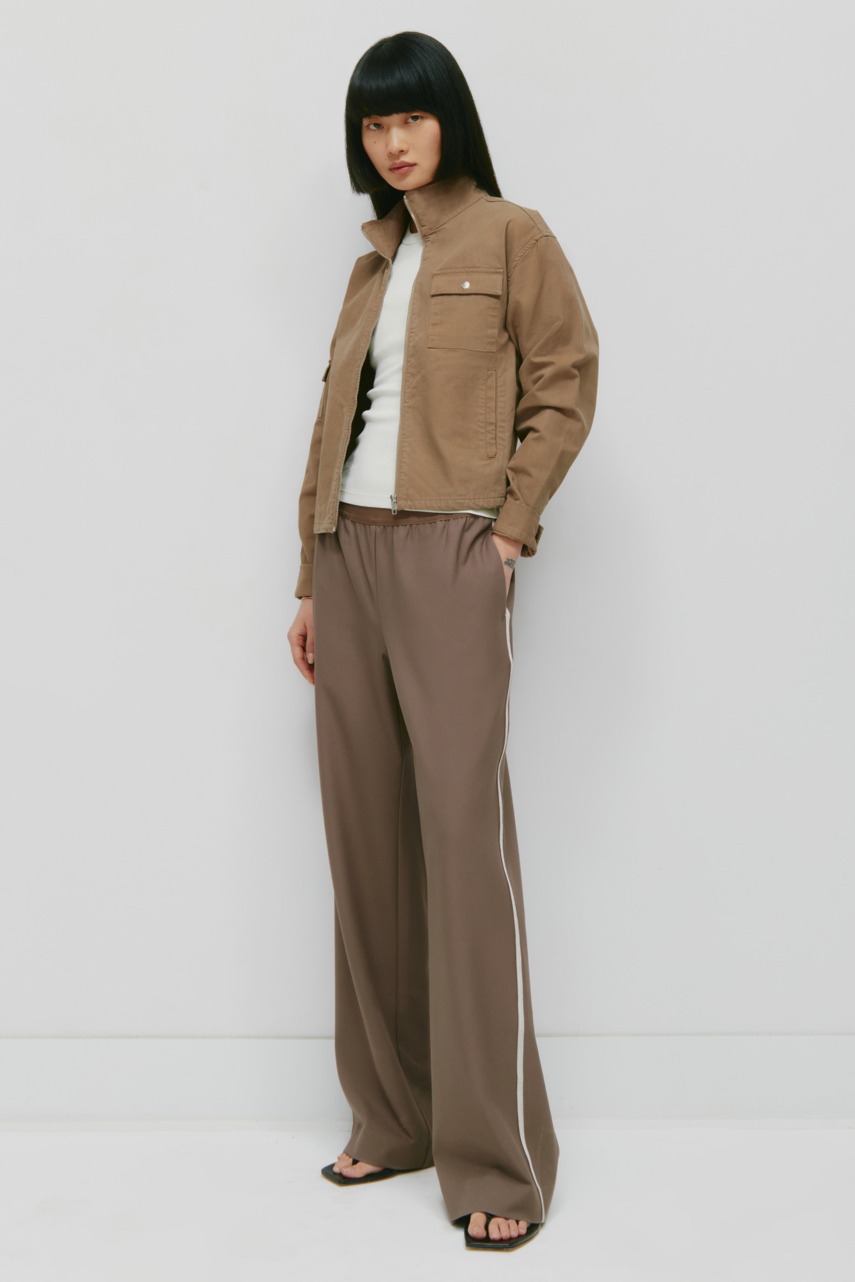 Pantalon de piste Nady pour femme en écorce