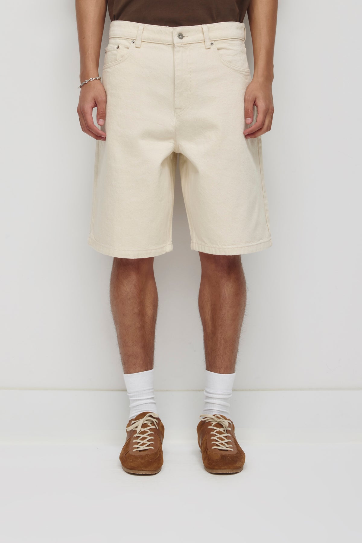 Short en denim Antifit en naturel