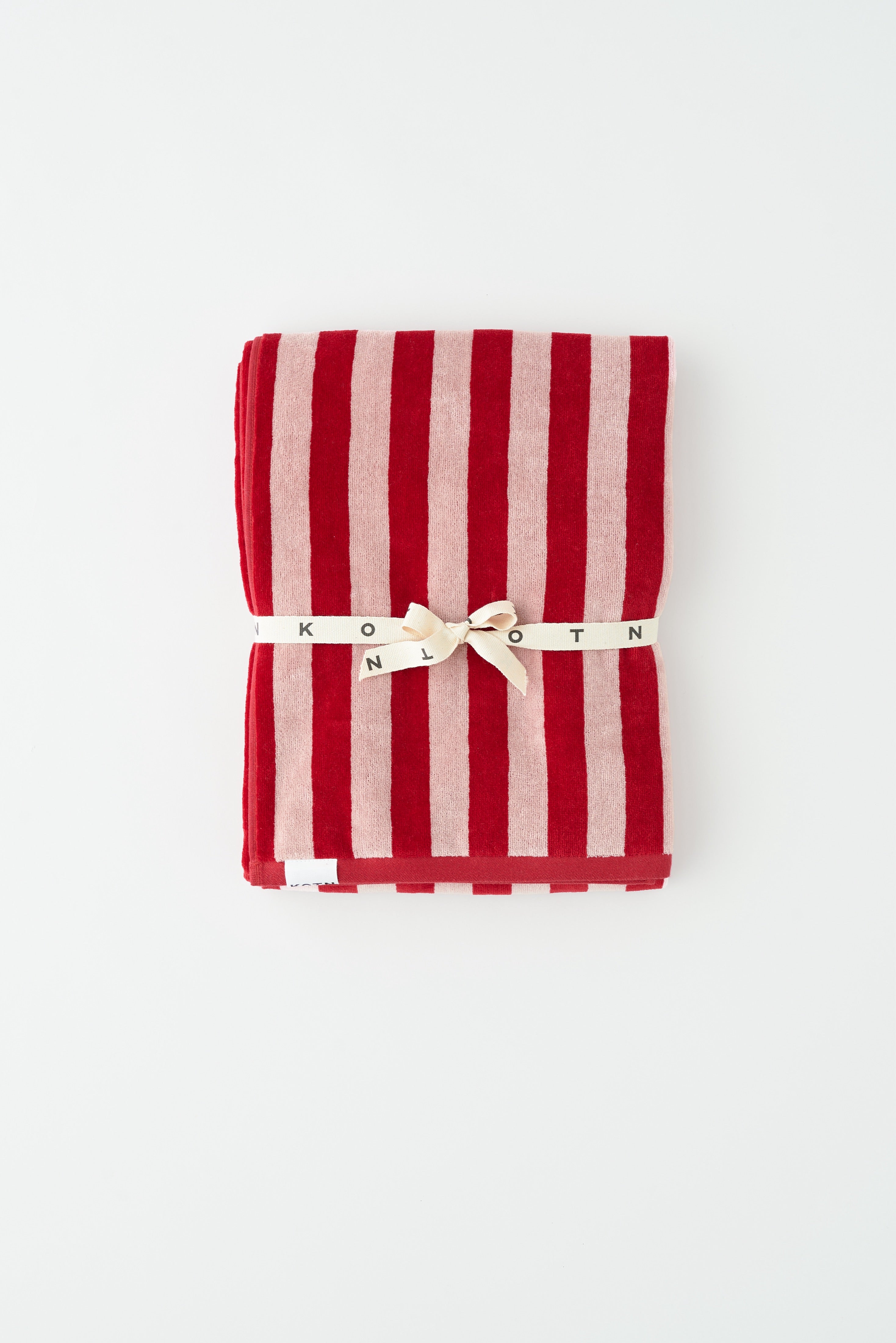 Serviette de plage en cameo Rose/Jester Red