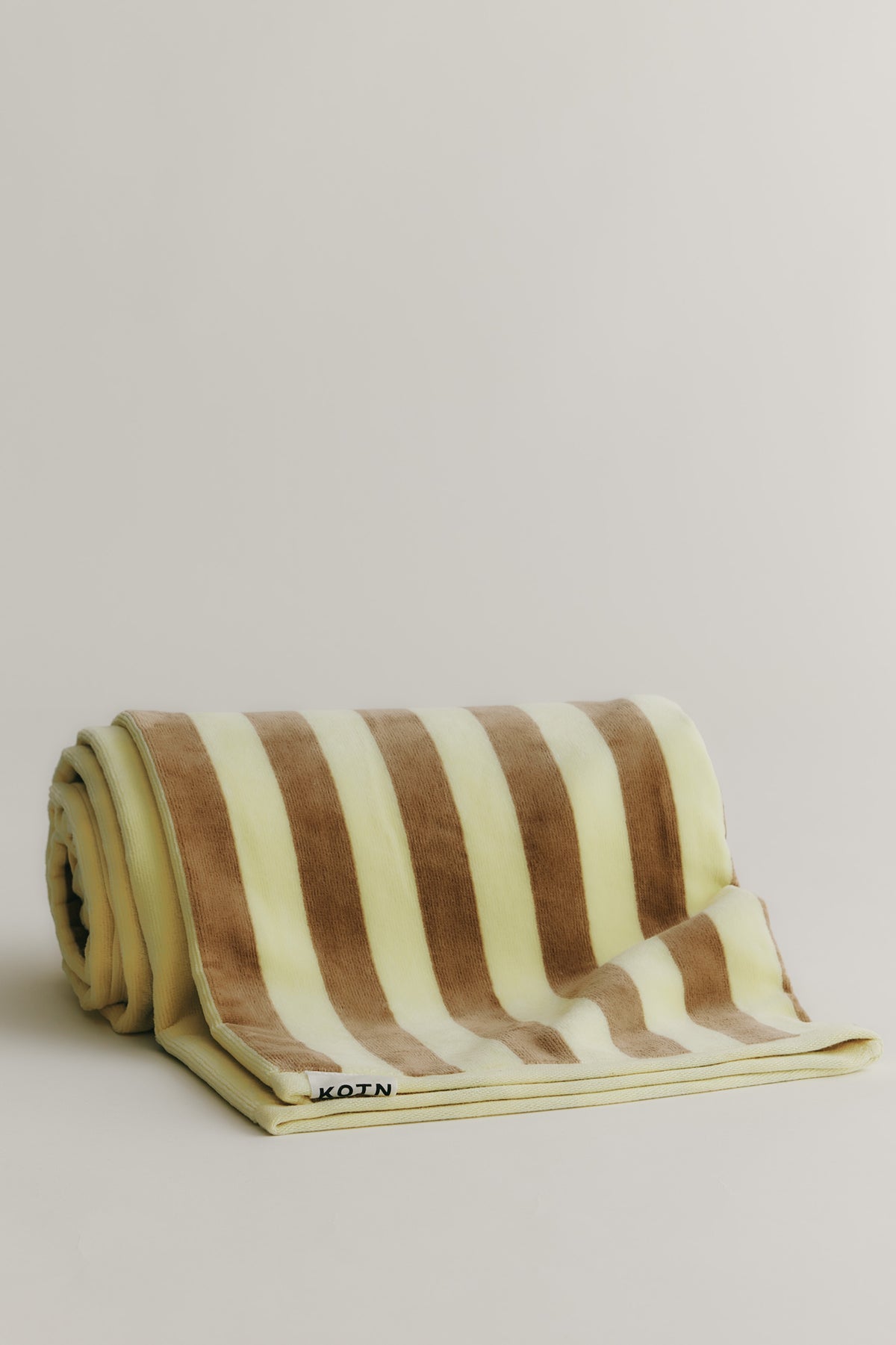 Serviette de plage en sorbet/Taupe