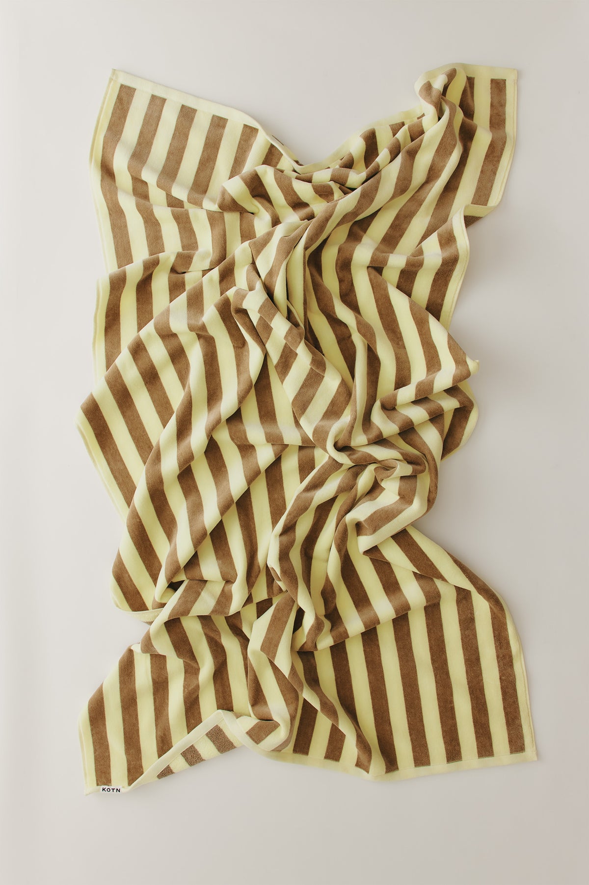 Serviette de plage en sorbet/Taupe