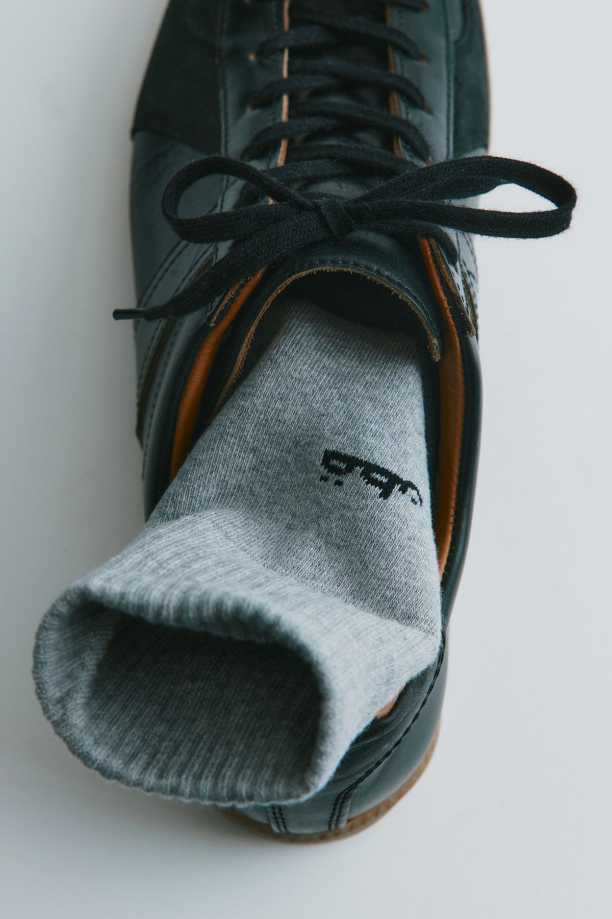 Crew Socks in Heather Grey