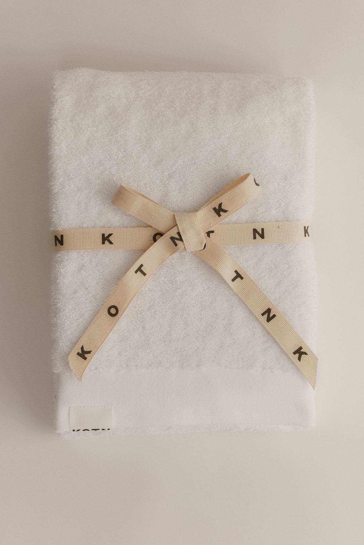 Drap de bain en coton égyptien en blanc