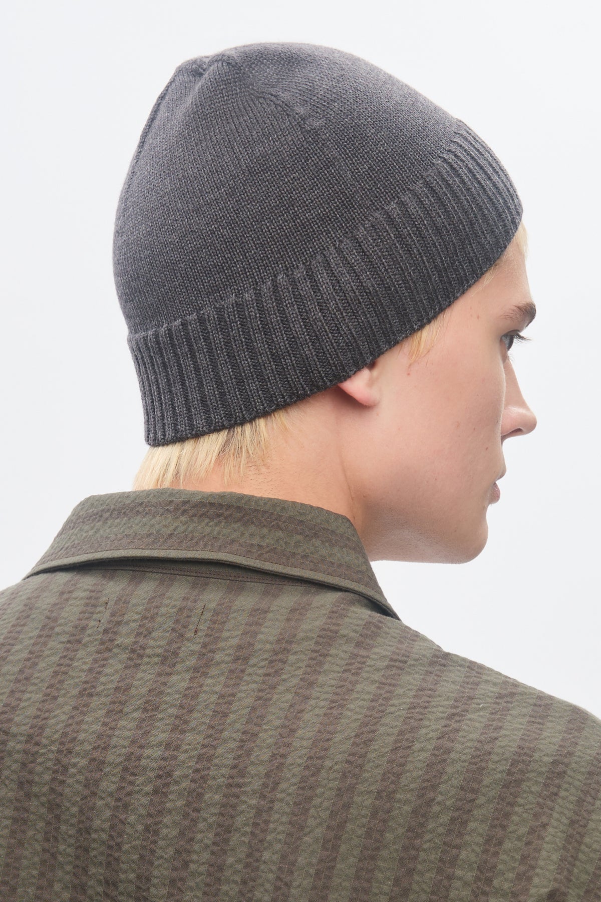 Bonnet Elba Merino en charcoal Melange