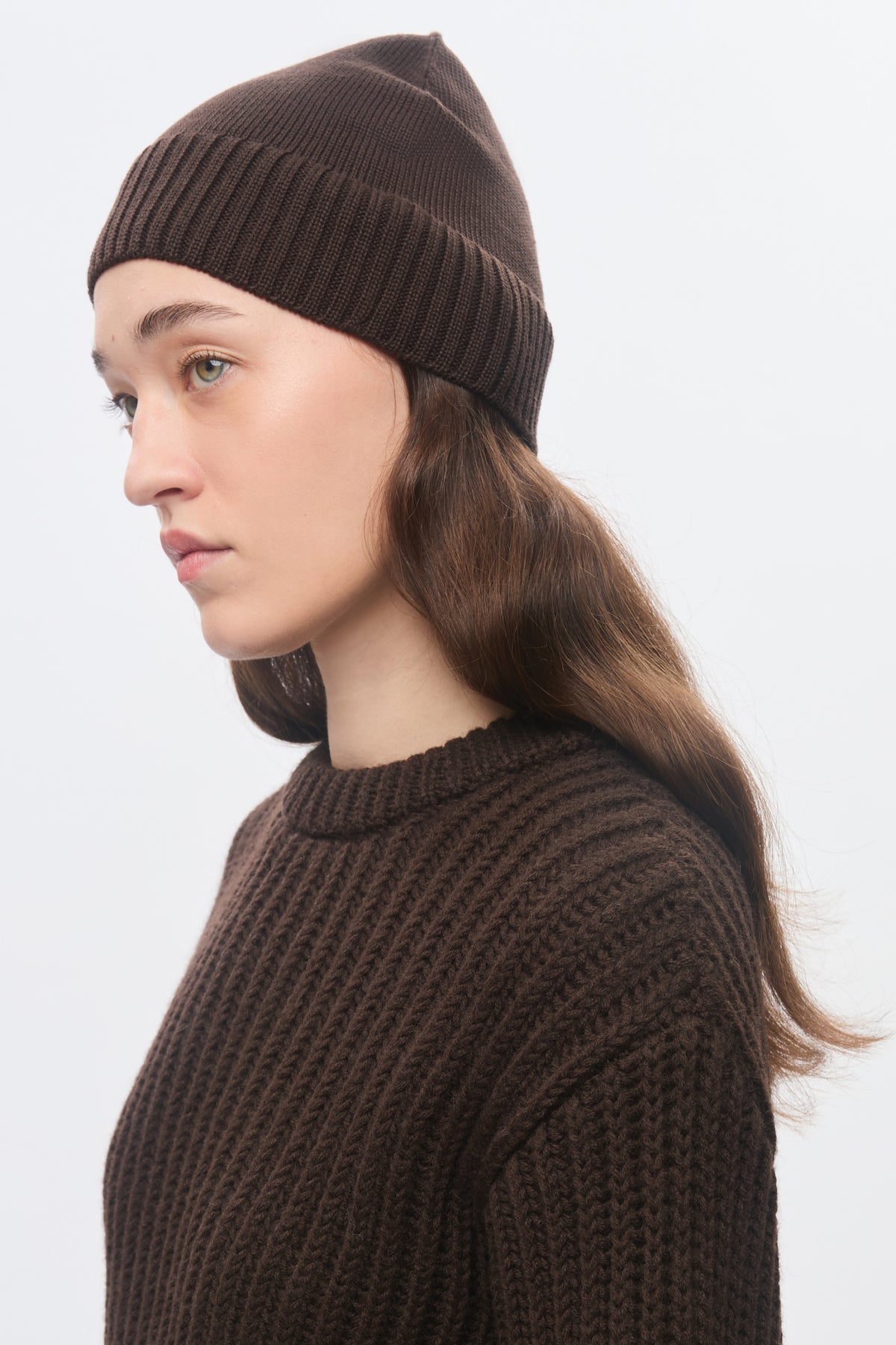 Bonnet Elba Merino en graine de café
