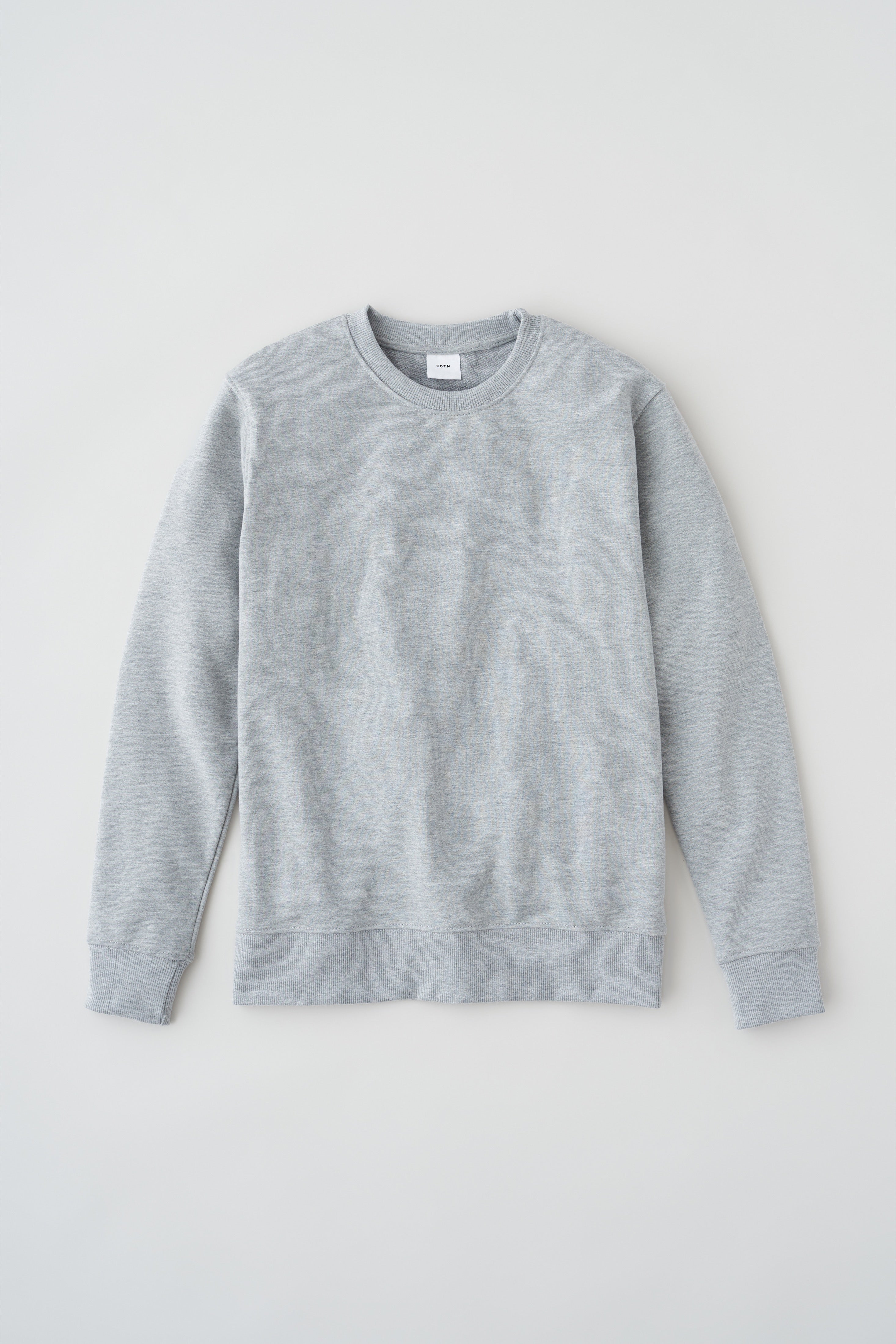 Unisex French Terry Sweatshirt in Heather Grey - DO NOT PUBLISH ONLINE CHECK WITH YOYA