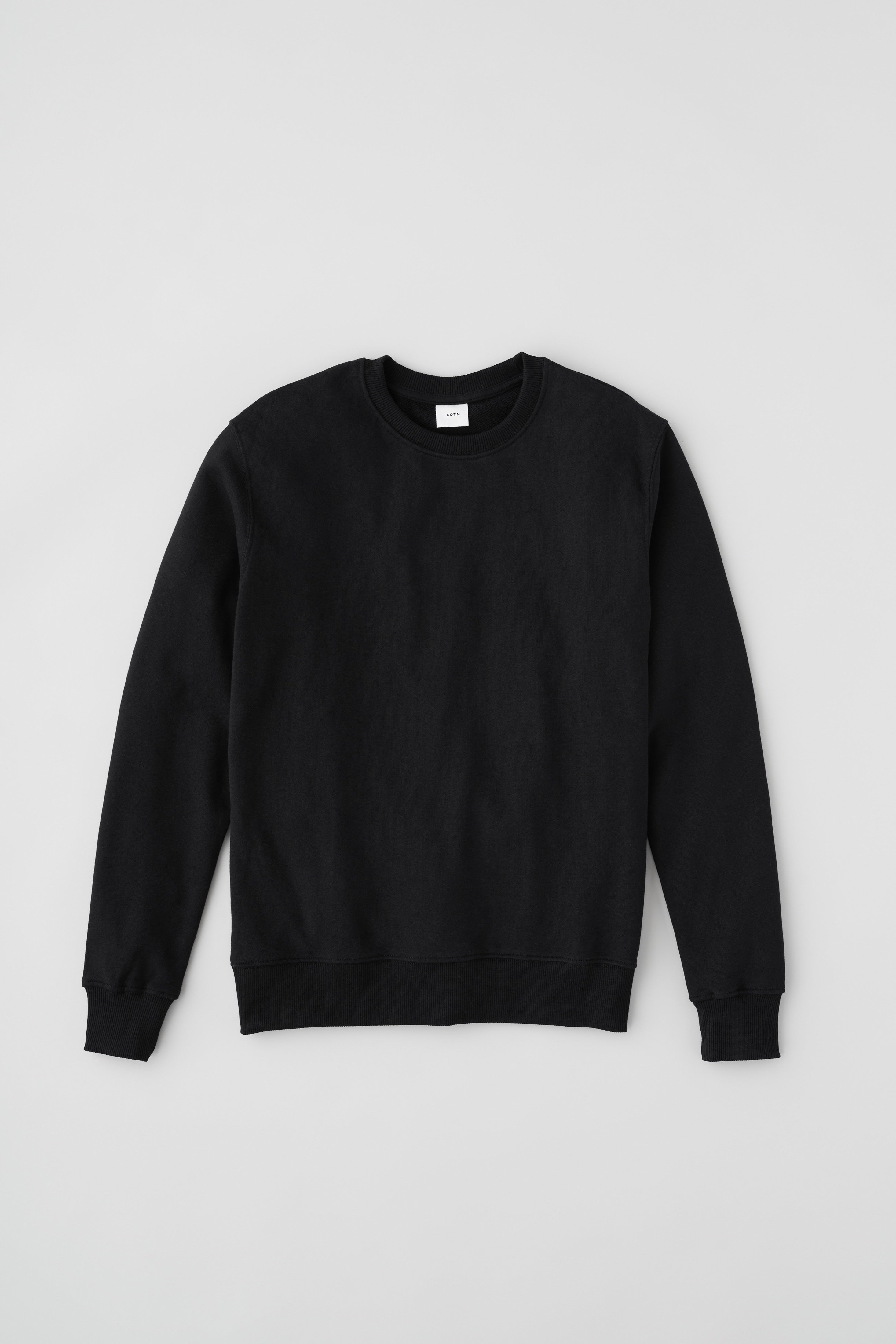 Unisex French Terry Sweatshirt in Black - DO NOT PUBLISH ONLINE CHECK WITH YOYA