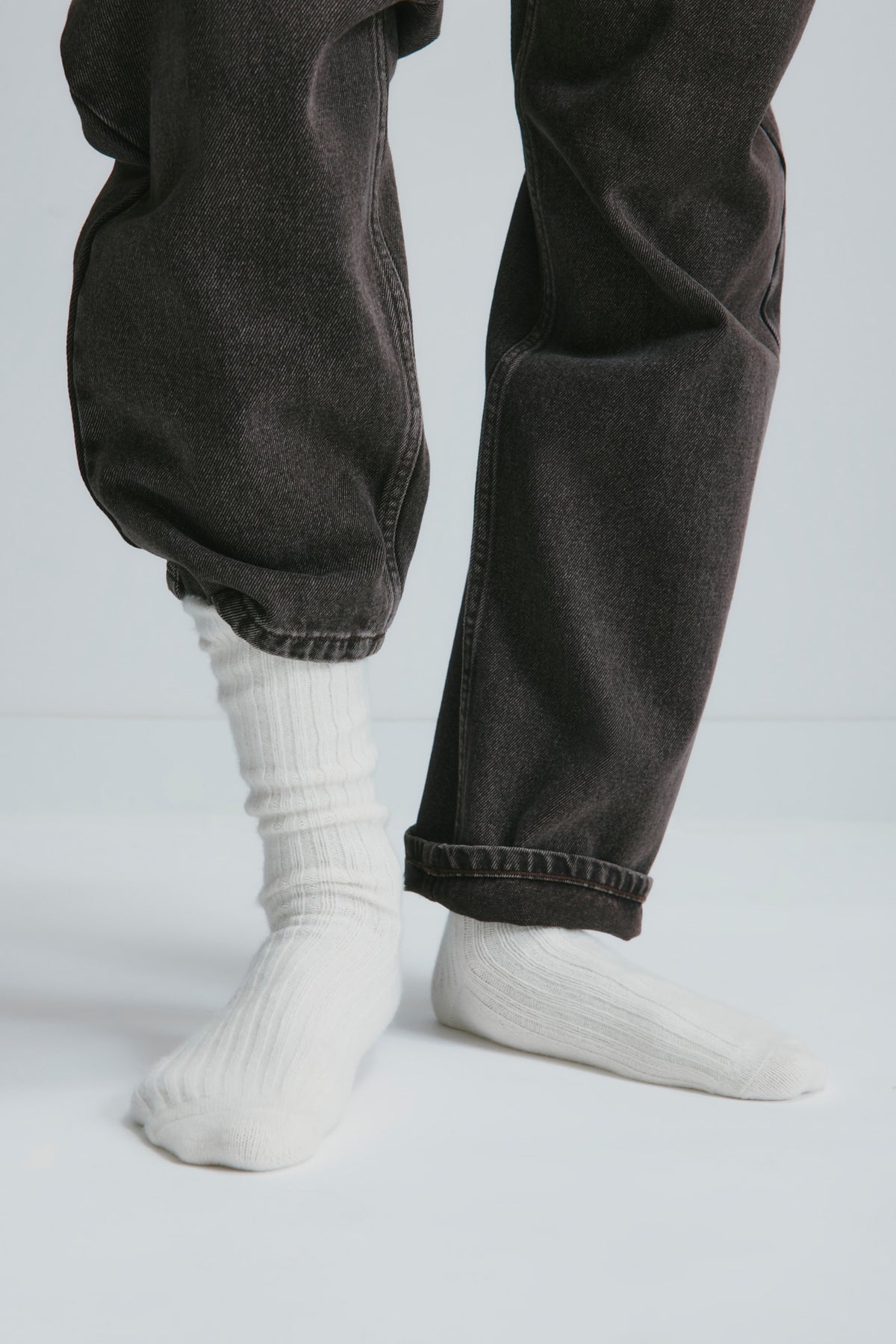 Highlands Sweater Socks in Marshmallow