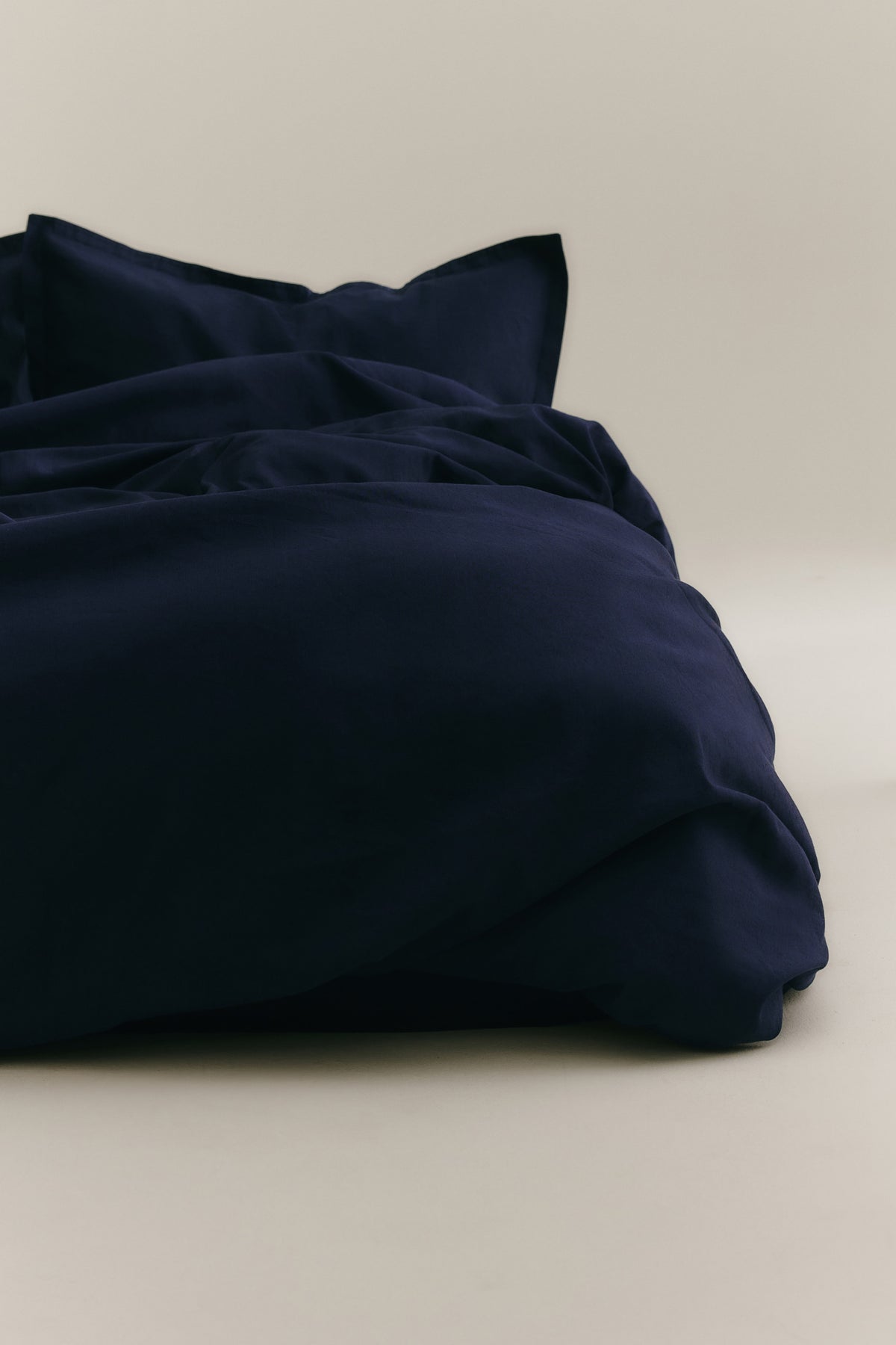 Linen Duvet Cover and Sham Set in Maritime