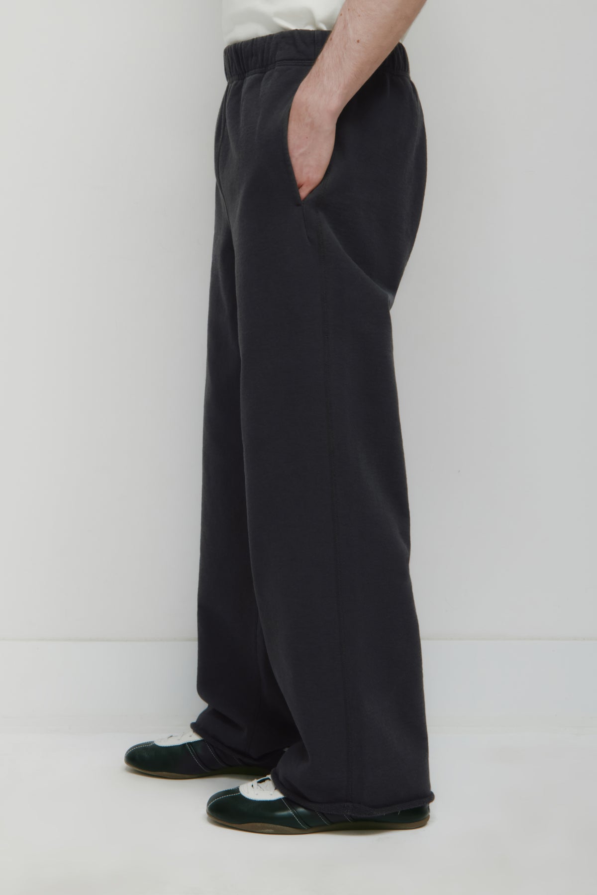 Sweatpant Asr Cut-off Pour Hommes en presque noir