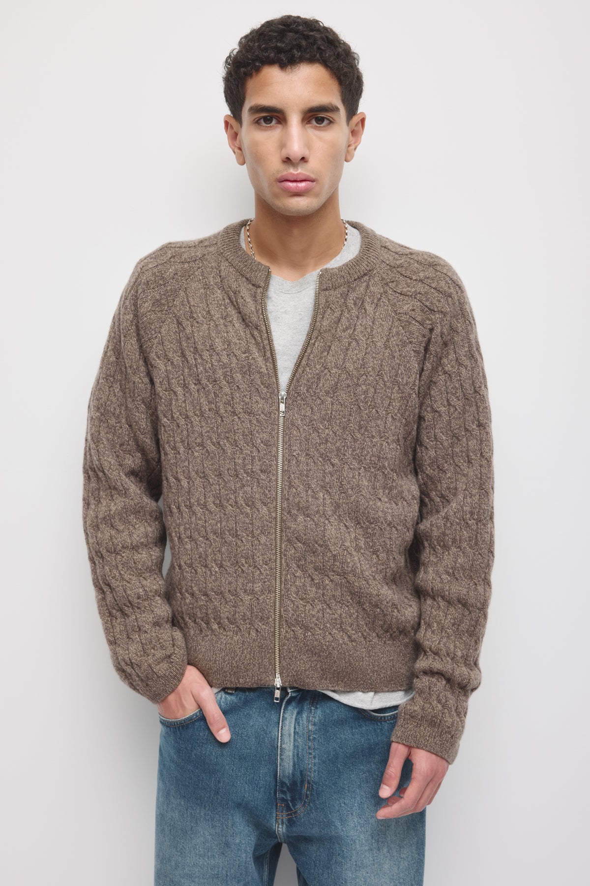 Model is  6’2” and is wearing a size M.