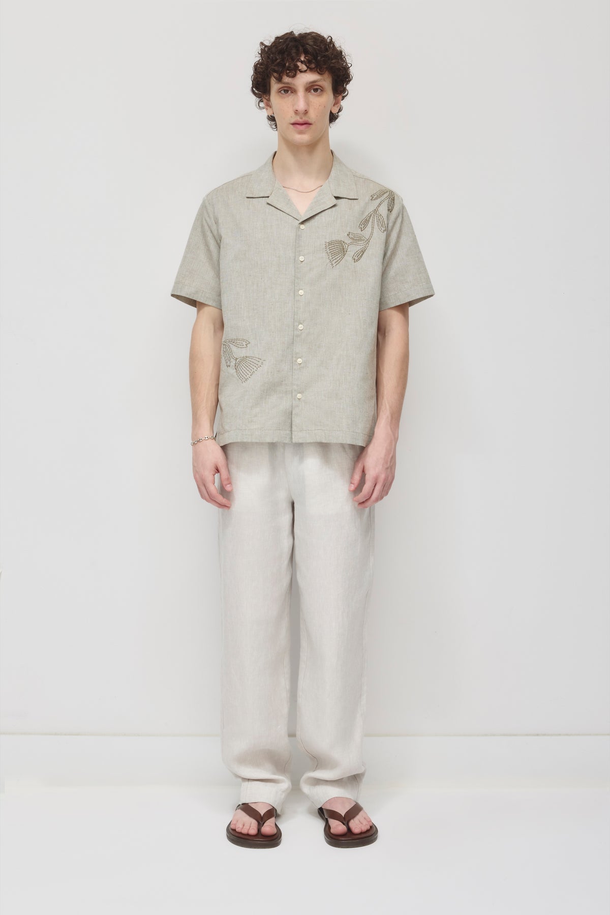 Pantalon de lin Cairo pour hommes en naturel