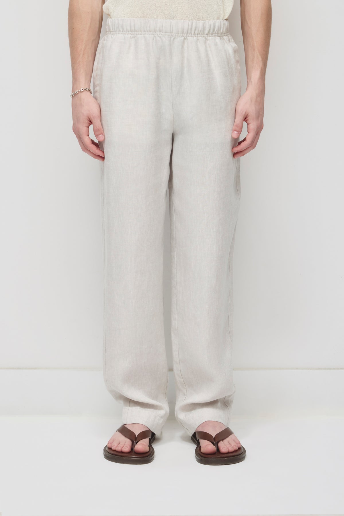 Pantalon de lin Cairo pour hommes en naturel