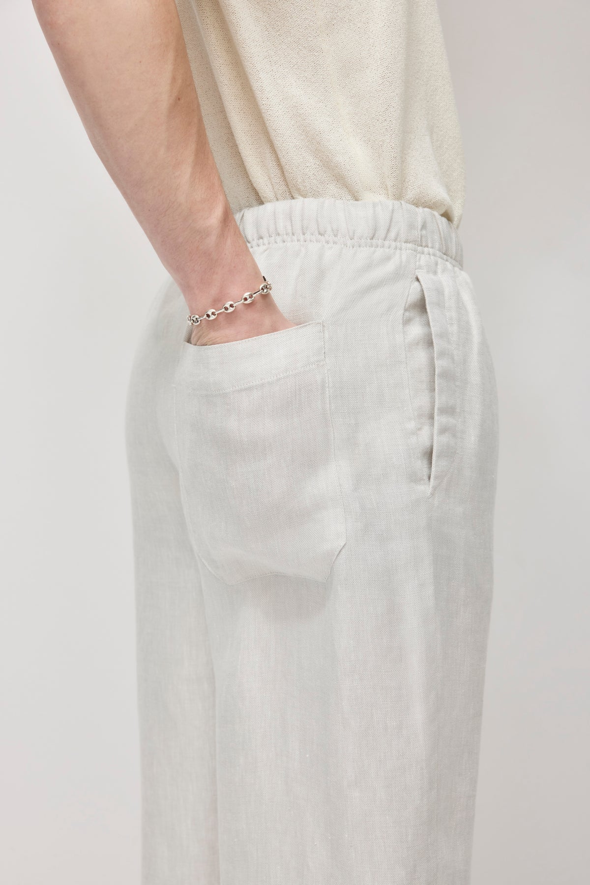 Pantalon de lin Cairo pour hommes en naturel