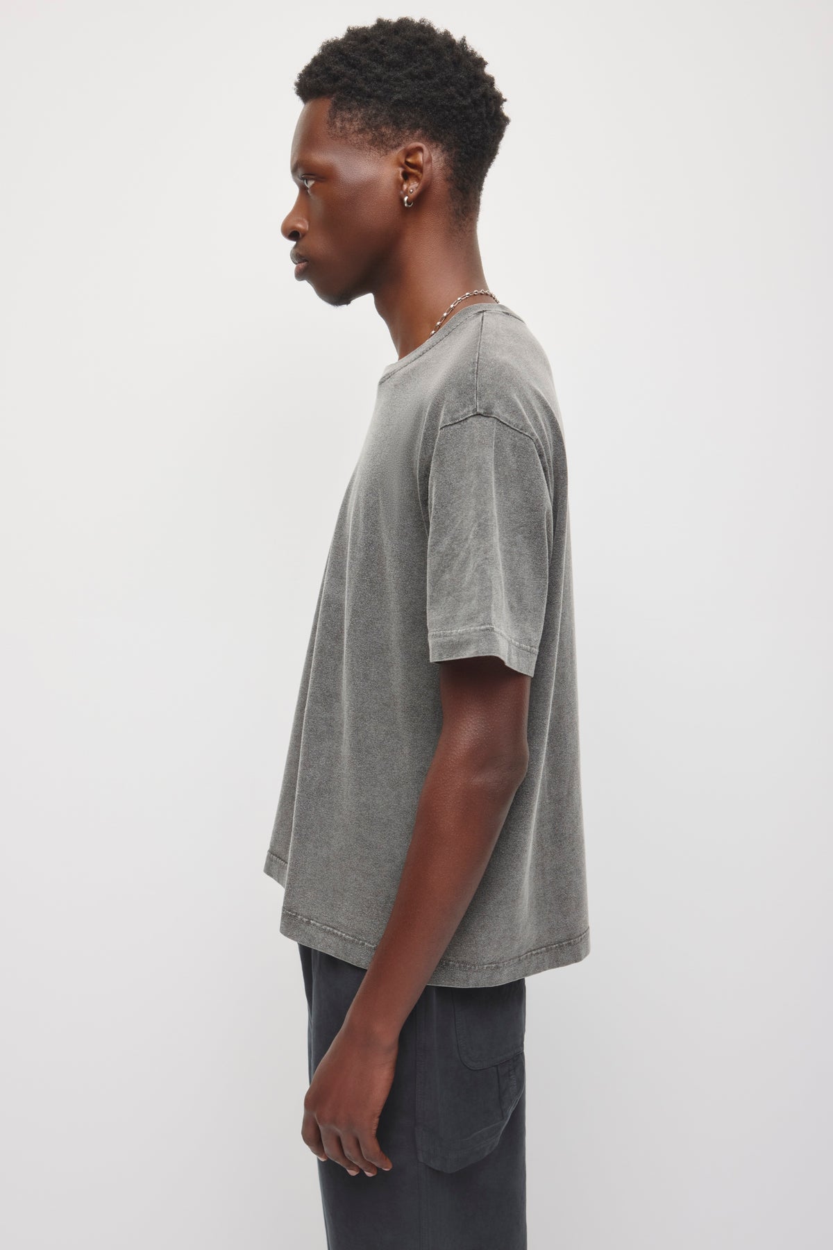 T-shirt Fade Out pour Homme en presque noir