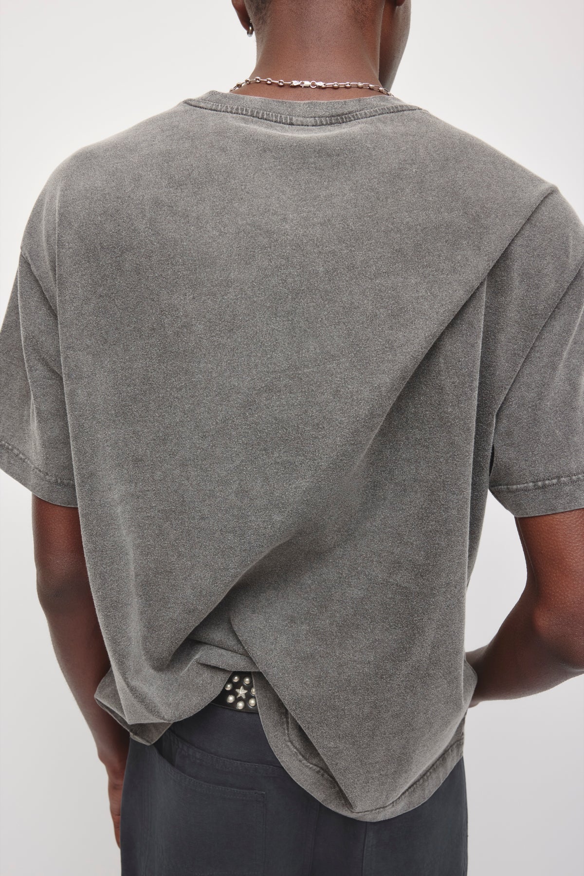 T-shirt Fade Out pour Homme en presque noir