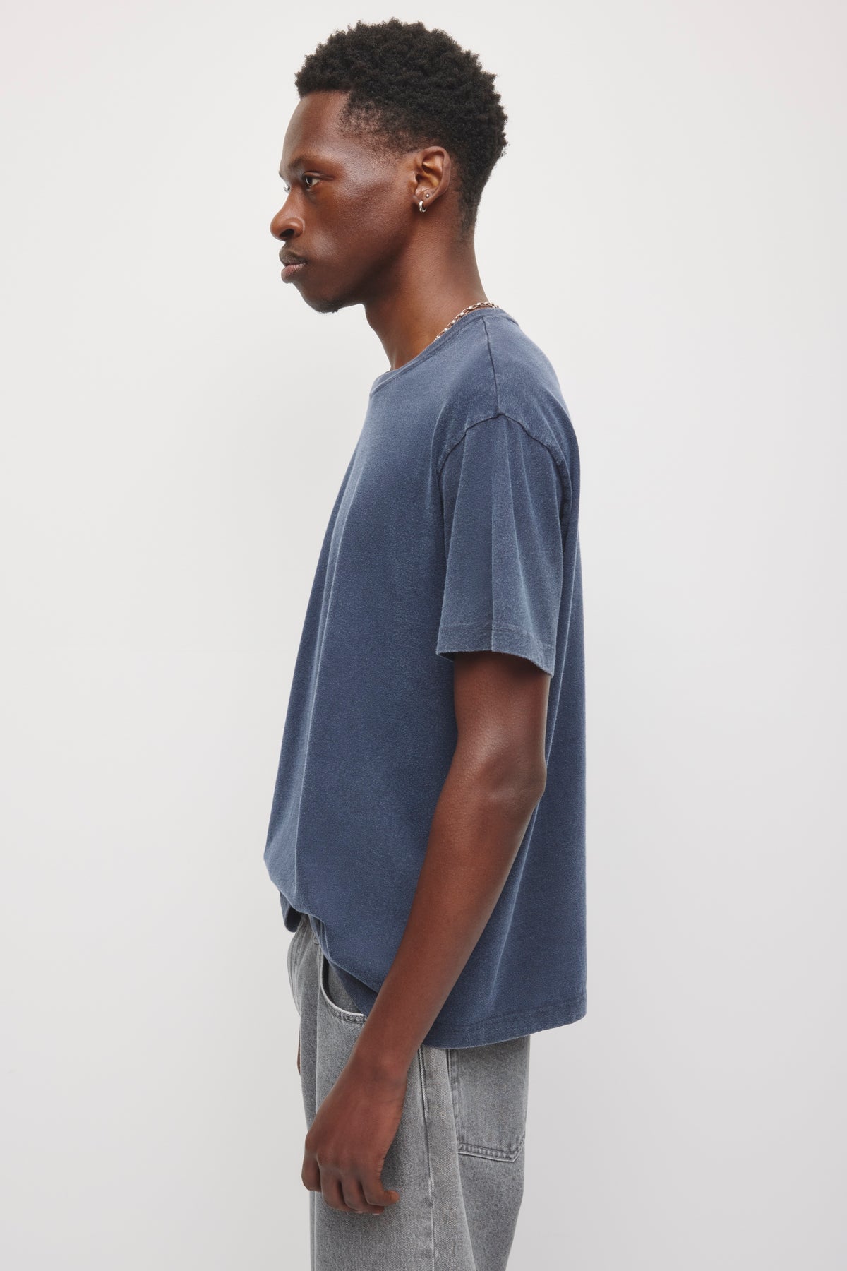 T-shirt Fade Out pour Homme en marine nuit