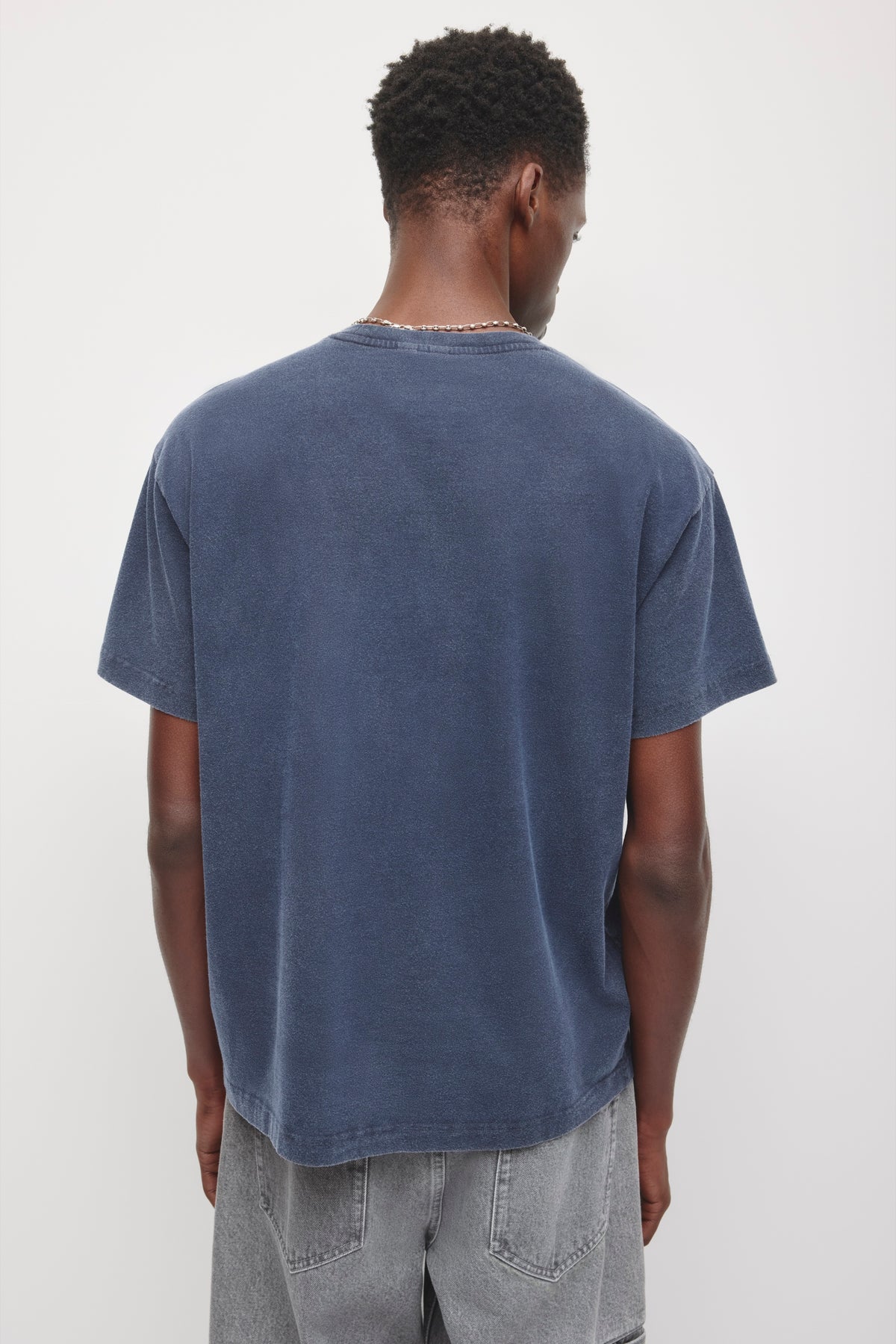 T-shirt Fade Out pour Homme en marine nuit