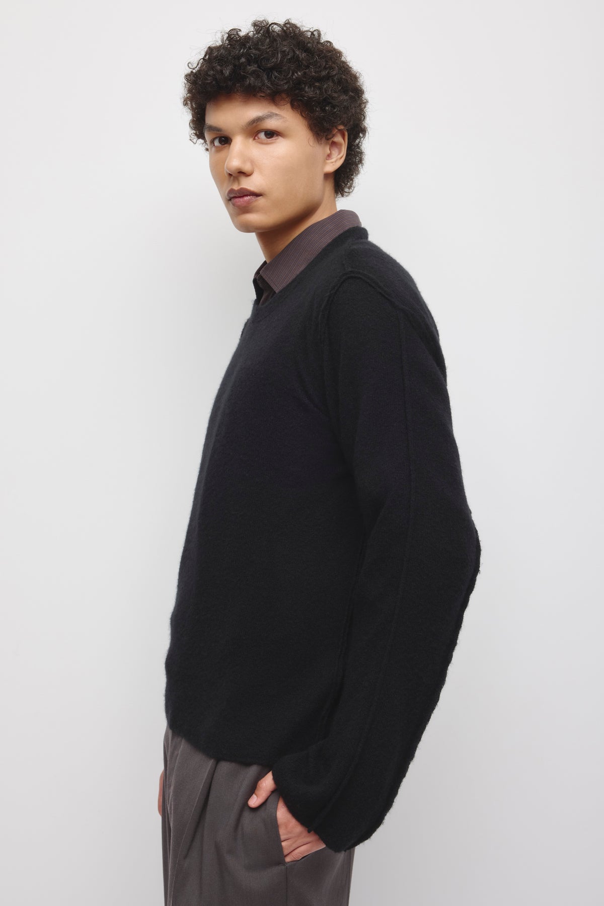 Men's Ghazal Sweater in Black