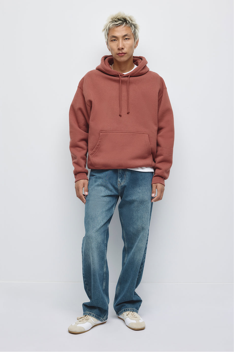 Men's Heavyweight Hoodie in Mahogany