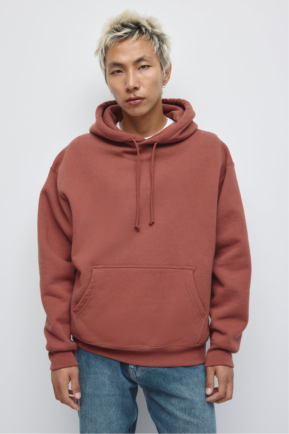 Men's Heavyweight Hoodie in Mahogany