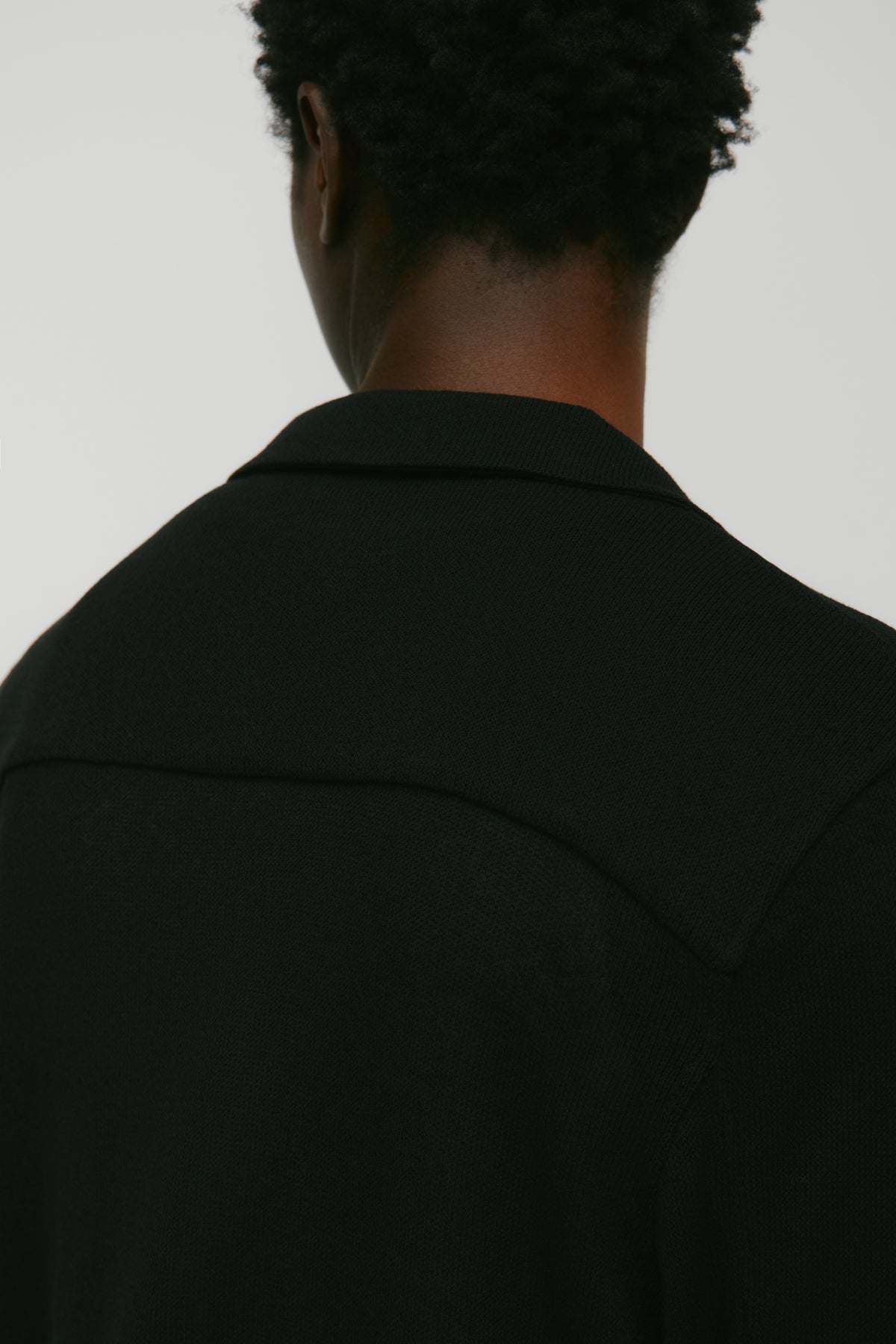 Chemise en jersey Luxor pour hommes en noir