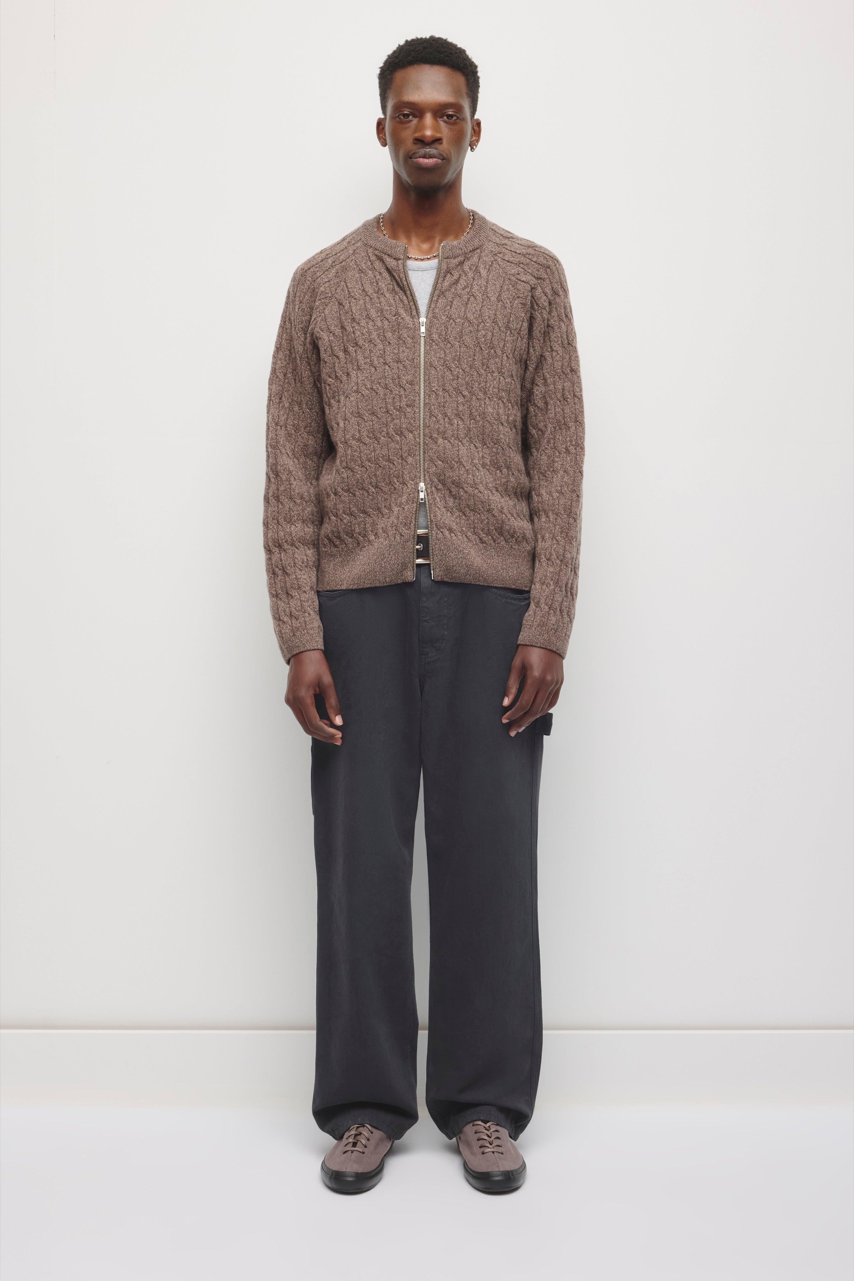 Pantalon de travail Naba pour homme en washed Black