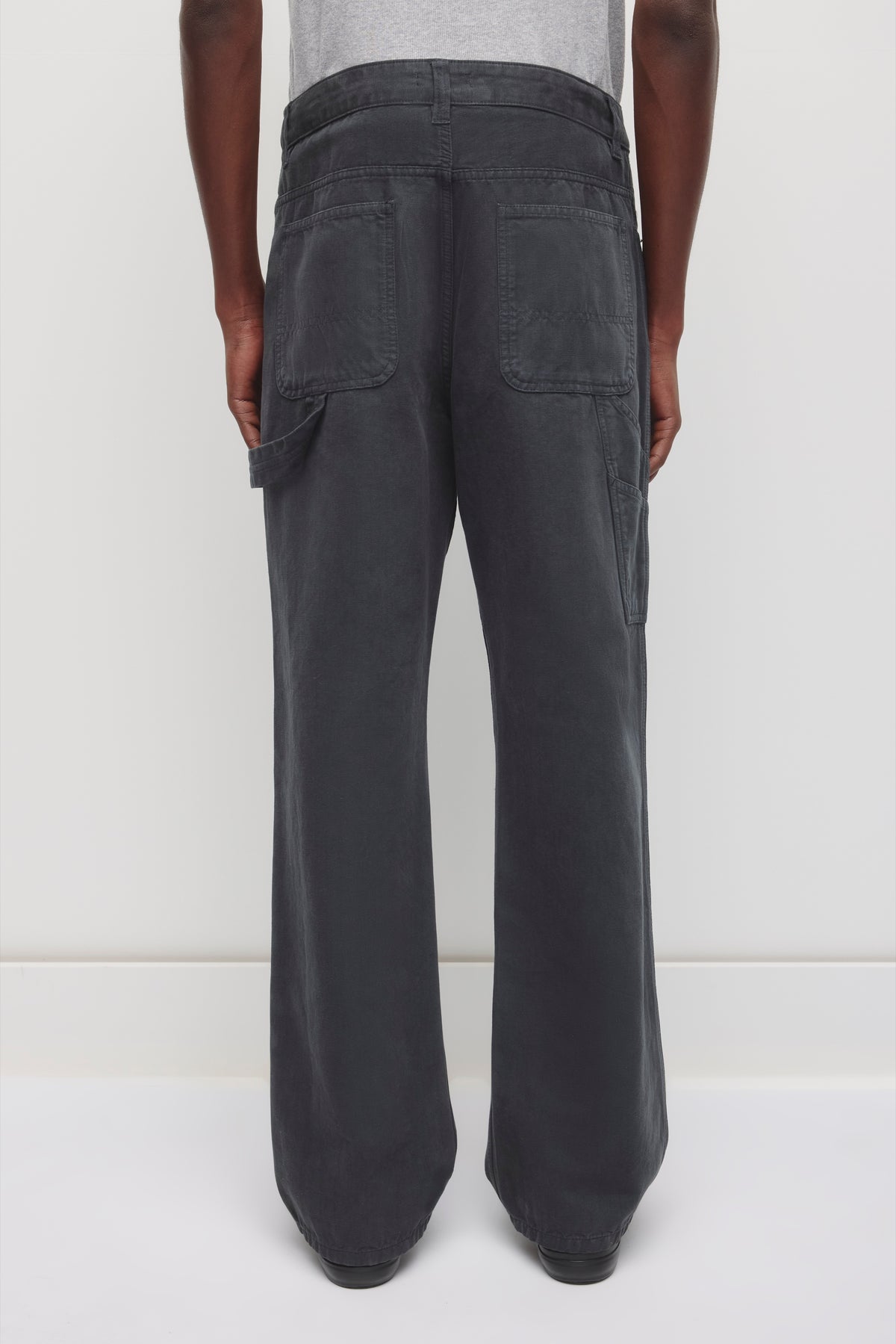 Pantalon de travail Naba pour homme en washed Black