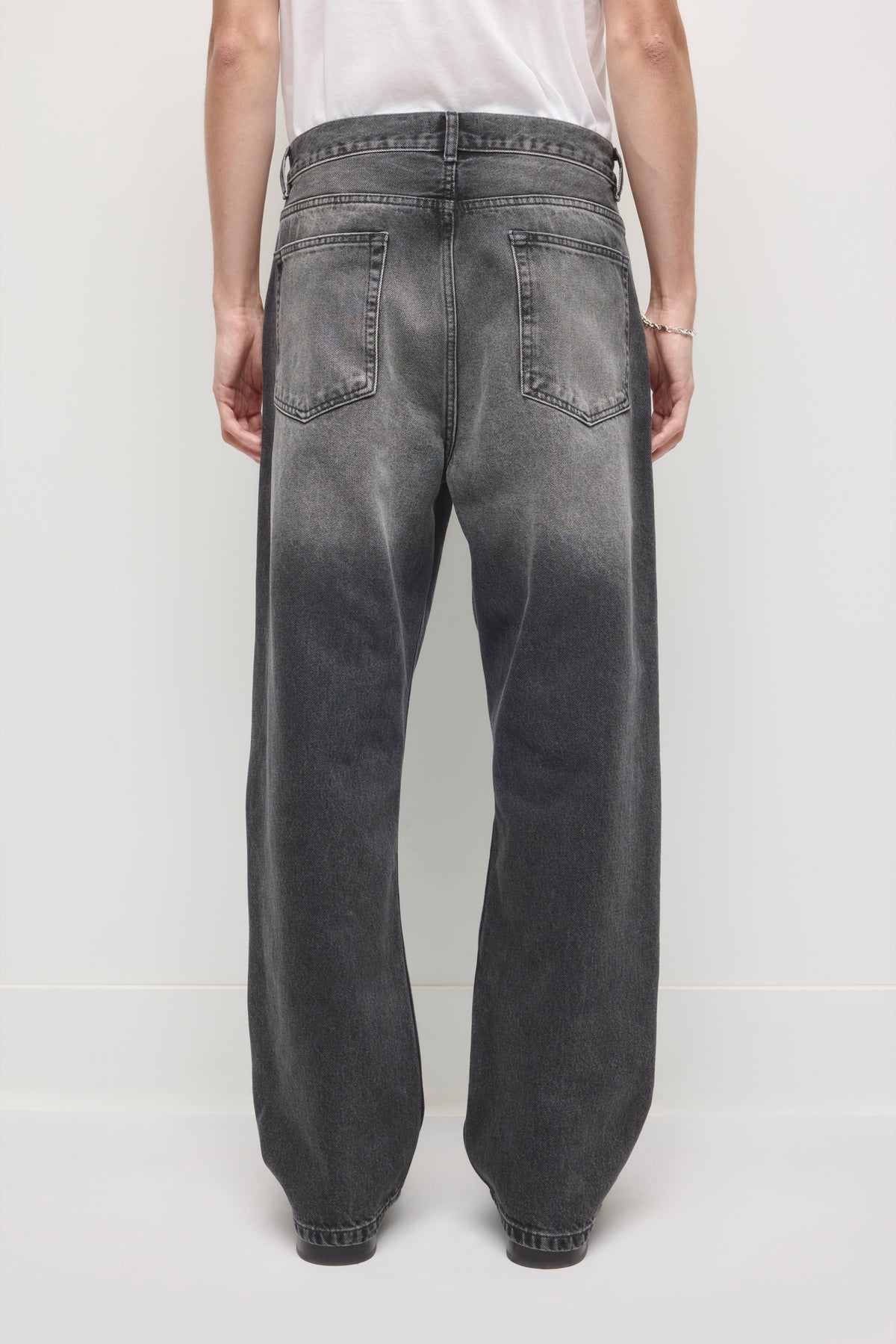 Men's Rahil Denim in Dark Grey Wash