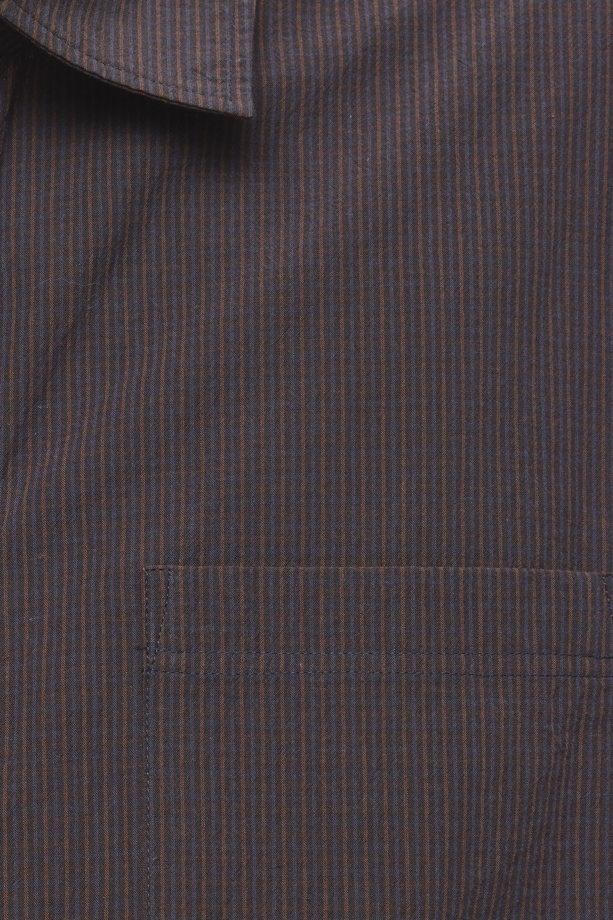 Chemise à Carreaux Coupe Détendue pour Homme en carreaux marine nuit/taupe