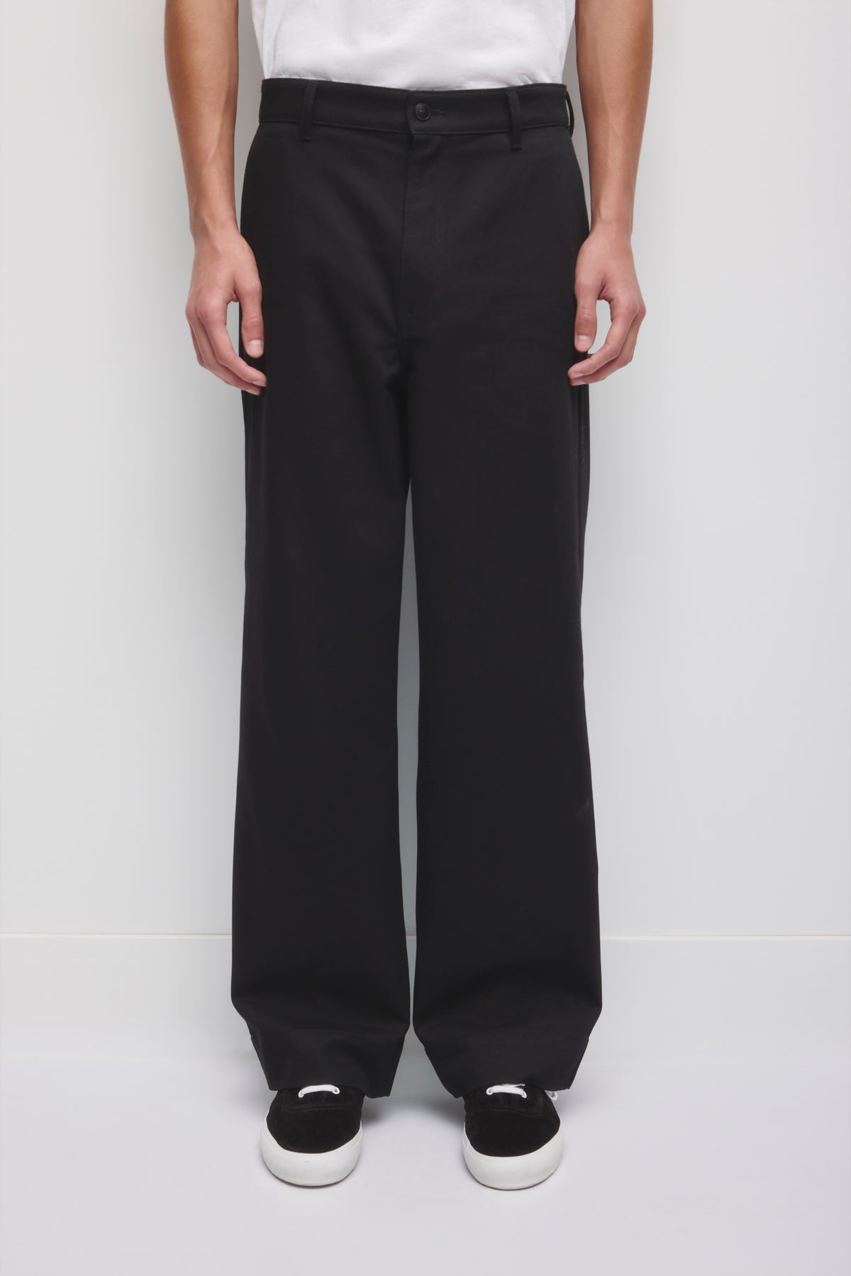 Pantalon ample en buma pour homme en noir
