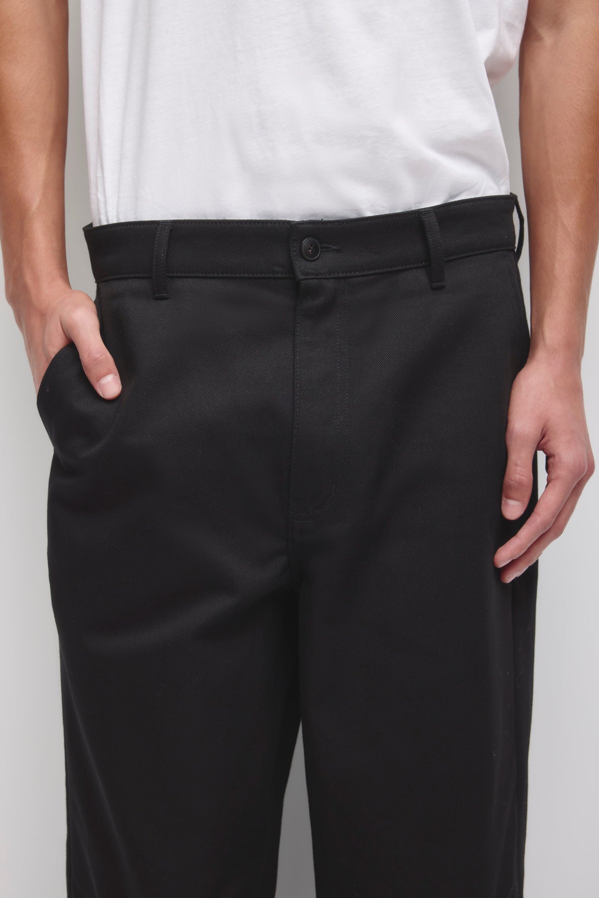 Pantalon ample en buma pour homme en noir