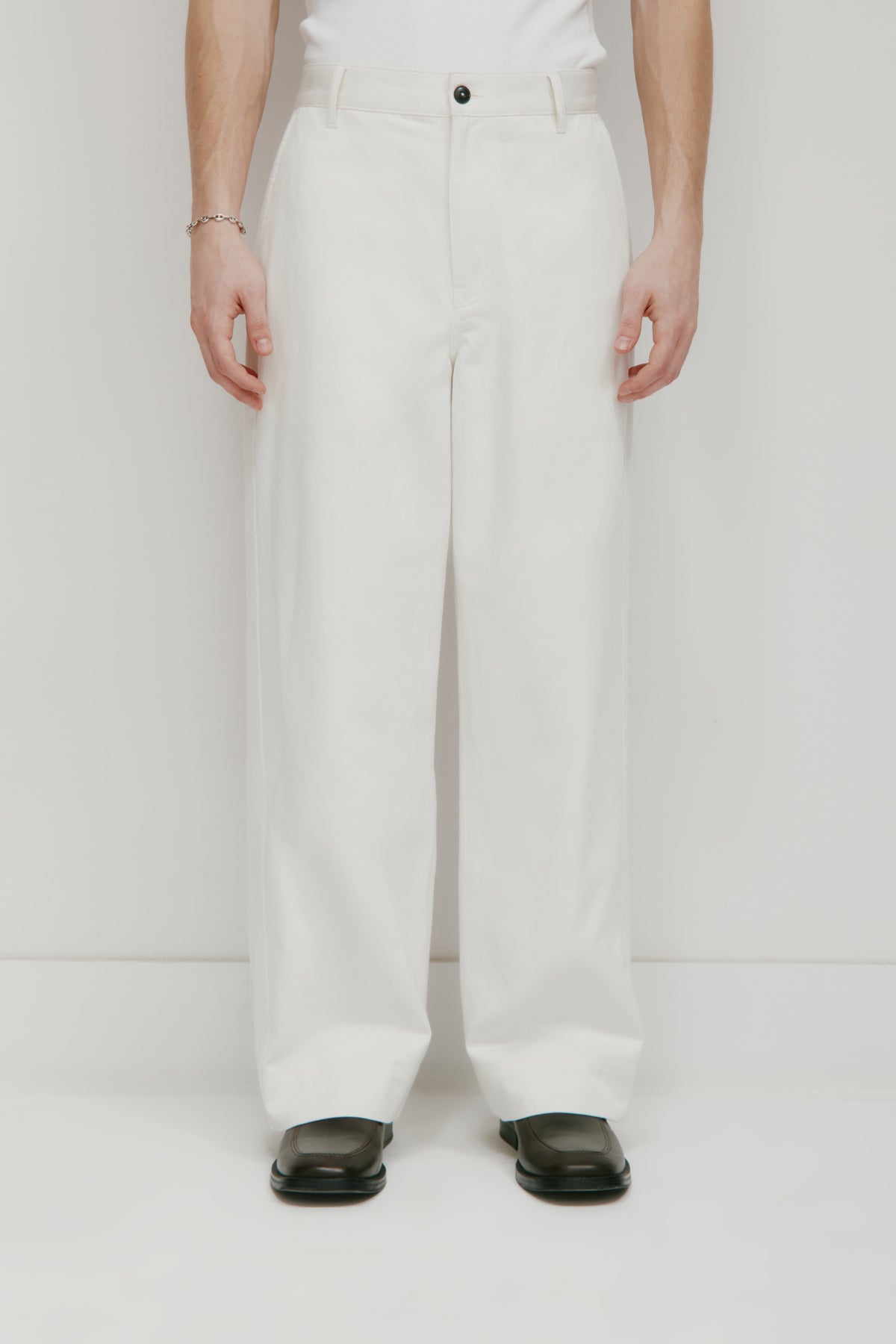 Pantalon ample en buma pour homme en guimauve