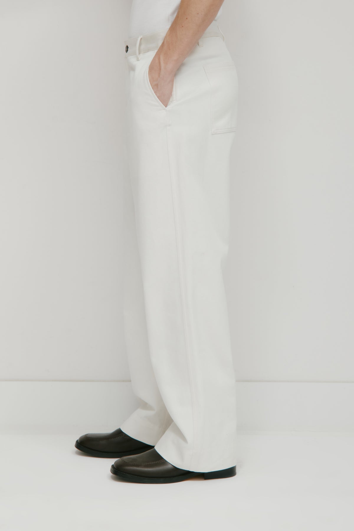 Pantalon ample en buma pour homme en guimauve