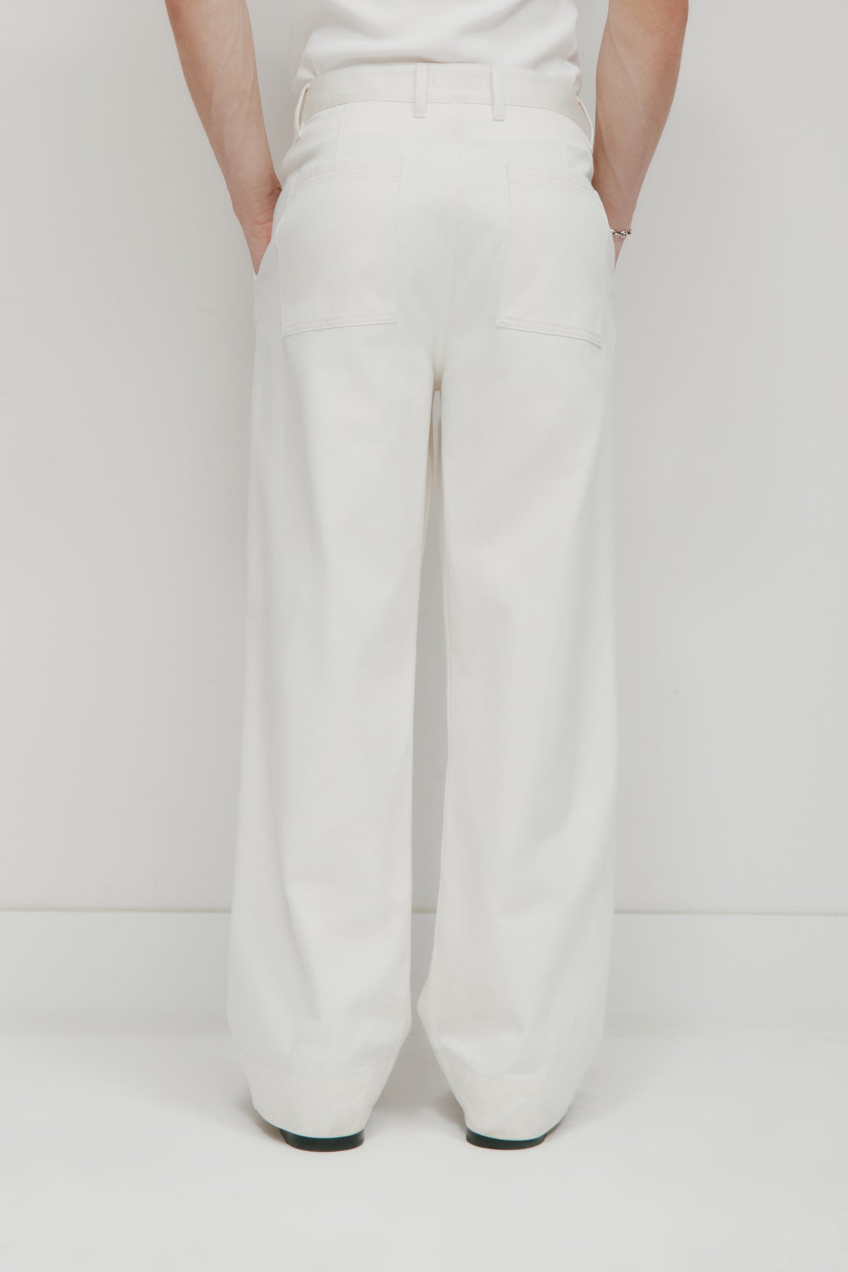 Pantalon ample en buma pour homme en guimauve
