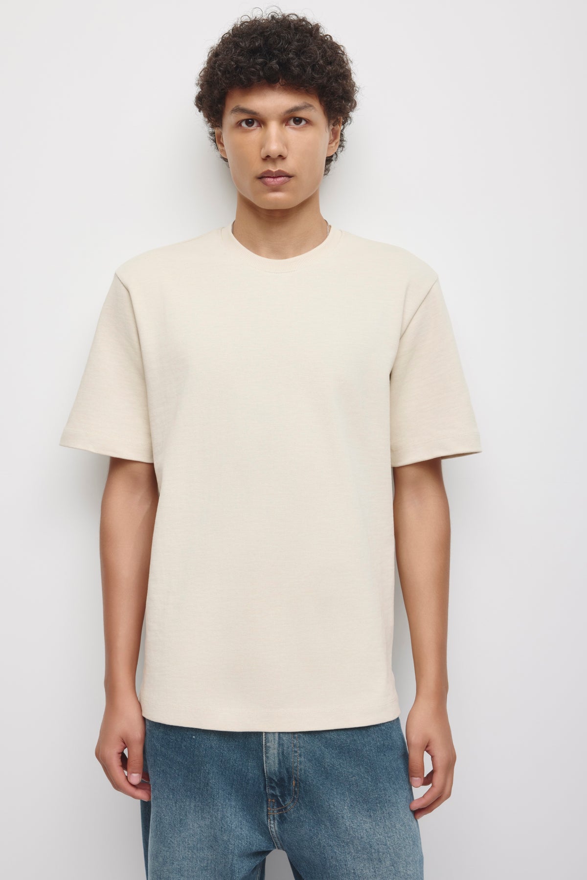 T-shirt Slub pour homme en bouleau