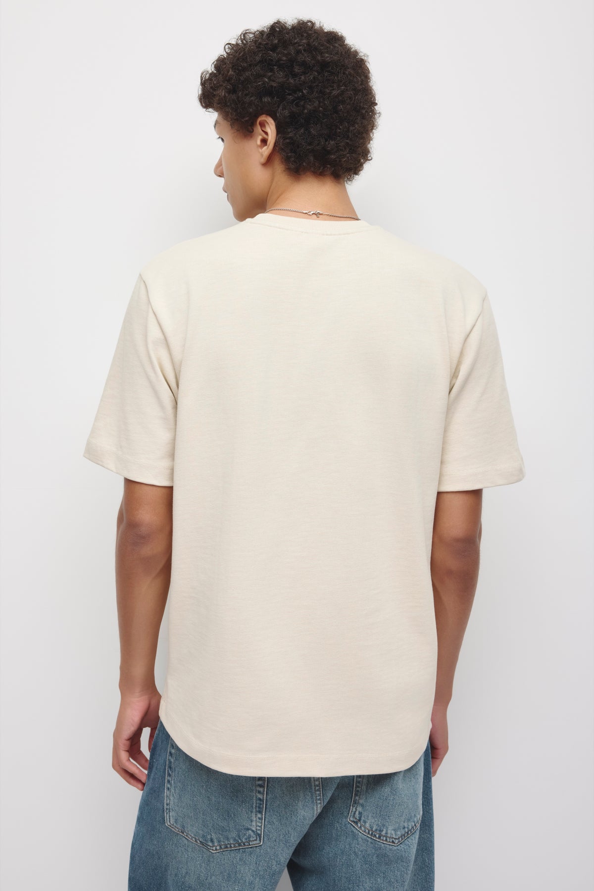 T-shirt Slub pour homme en bouleau
