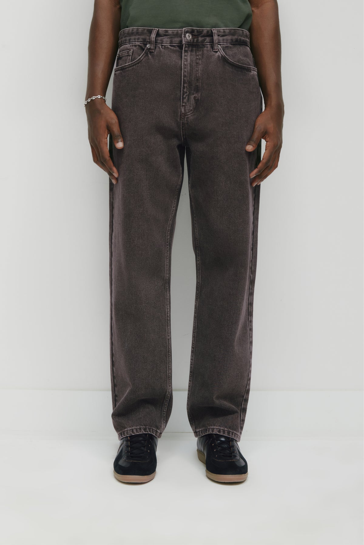 Jean Taba pour homme en brun Délav