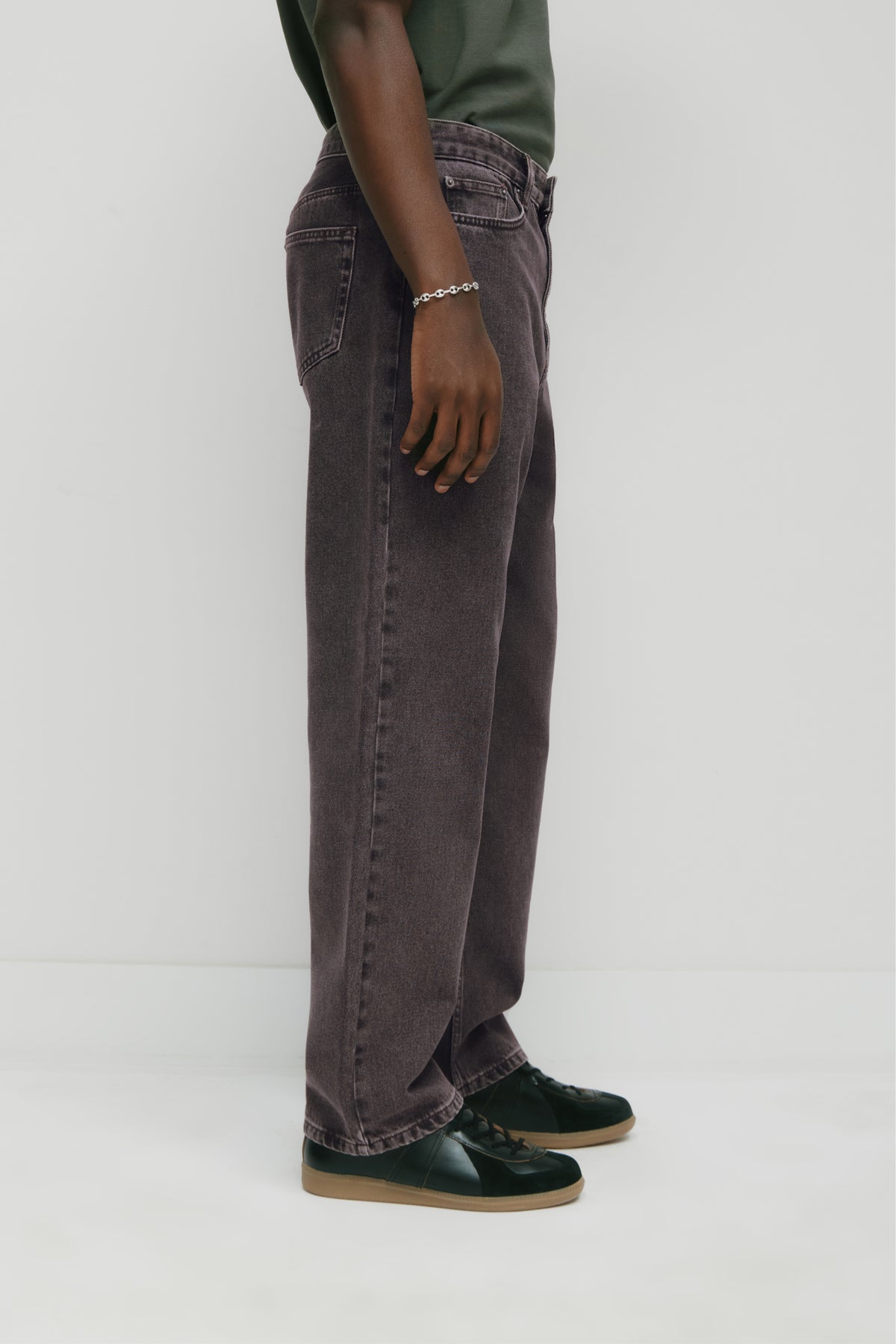 Jean Taba pour homme en brun Délav