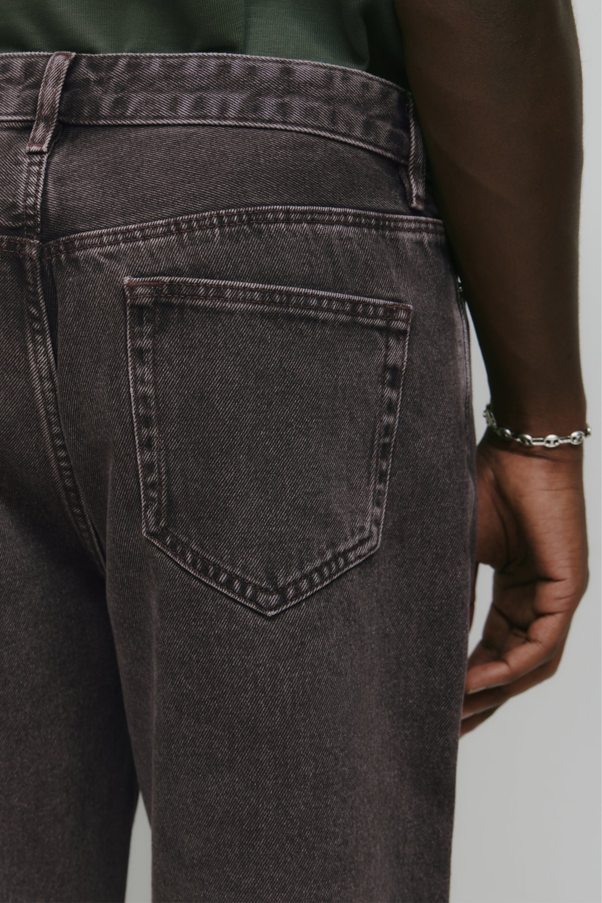 Jean Taba pour homme en brun Délav