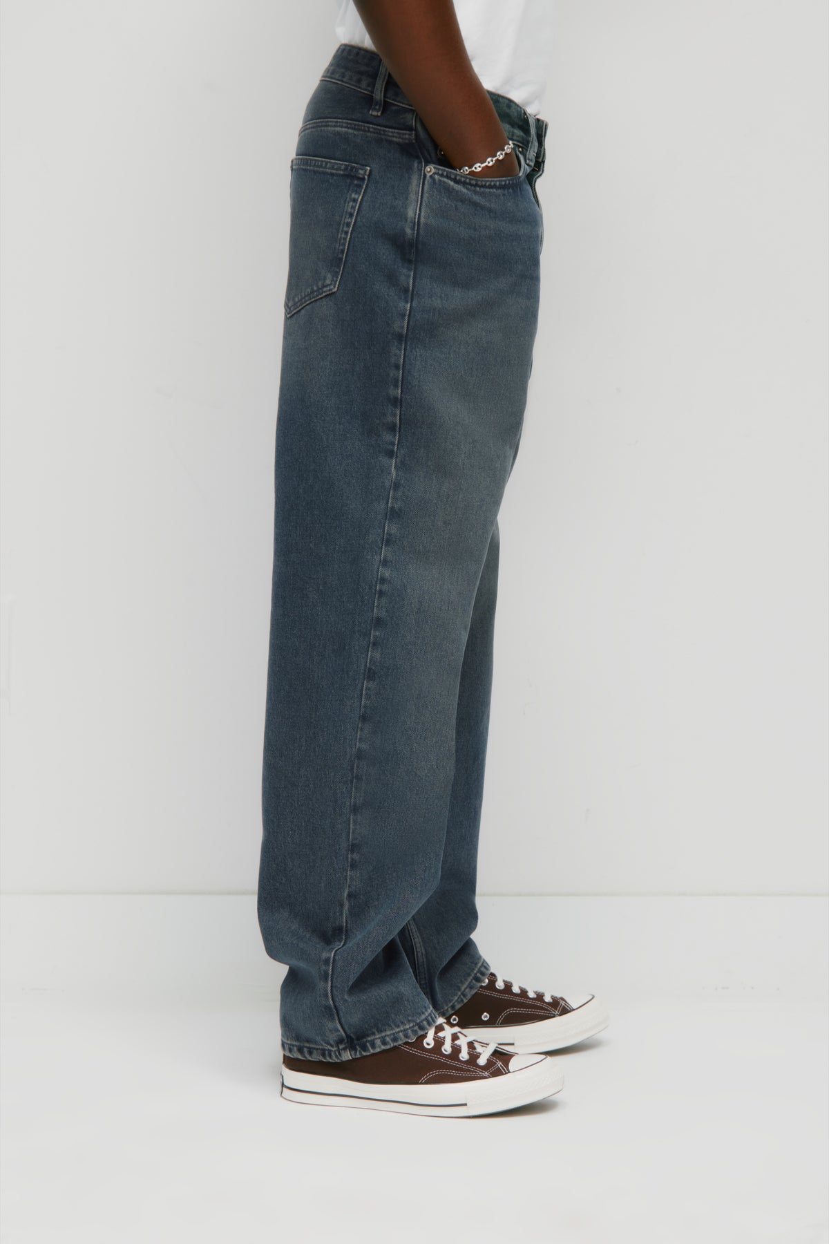 Jean Taba pour homme en délavage orage