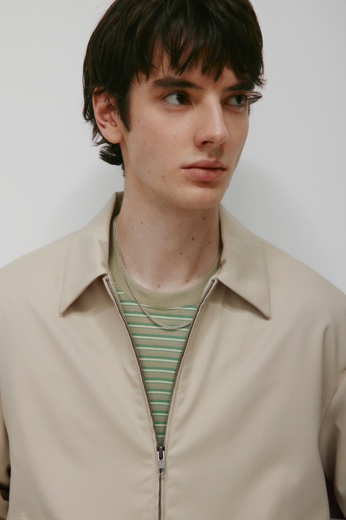 Men's Taym Postal Jacket in Stone