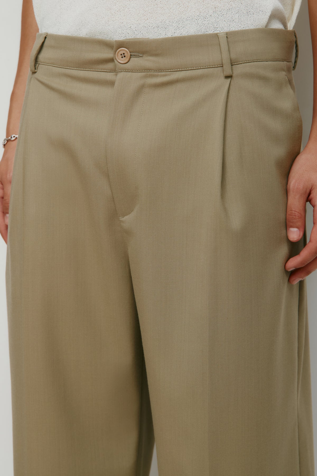 Pantalon Ripstop pour homme en olive Poussiéreux