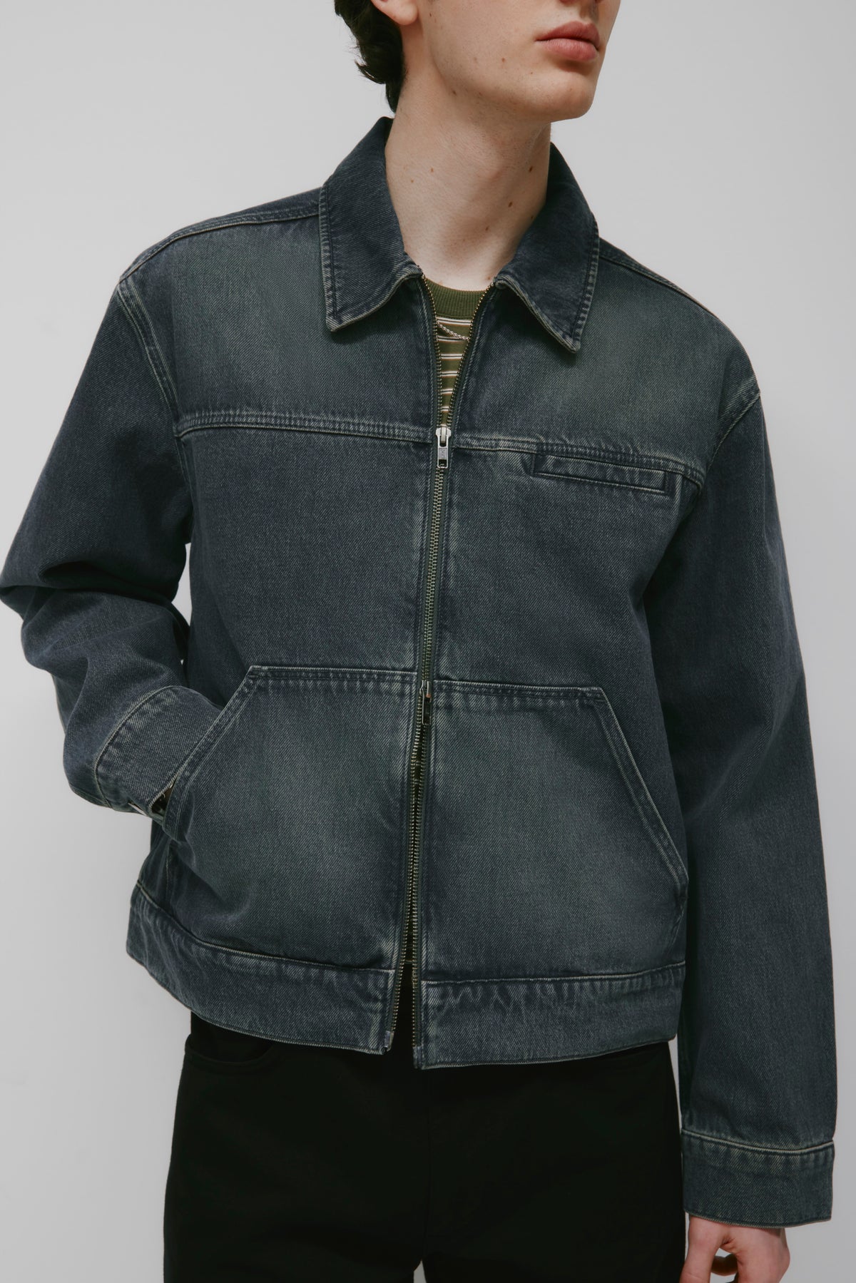 Veste Tura en délavage orage