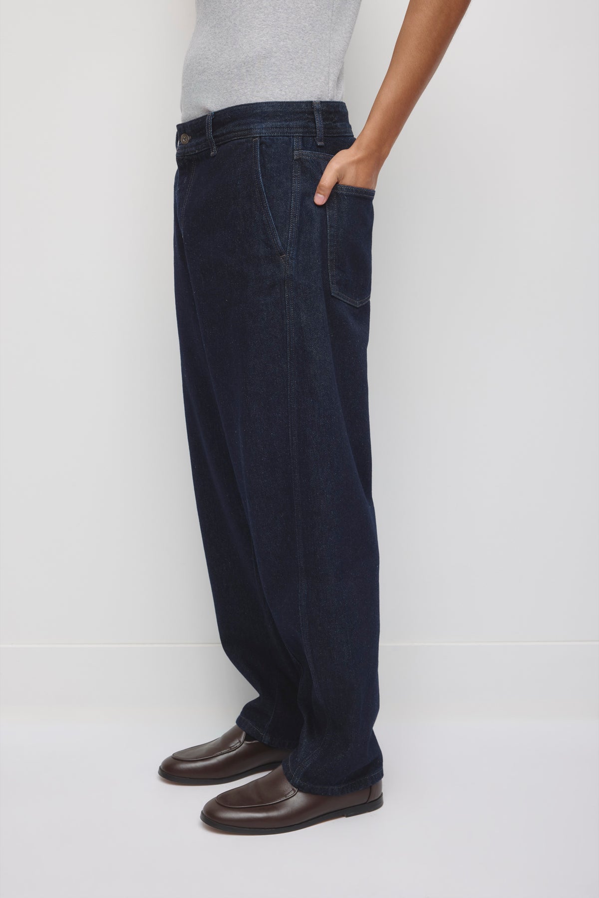 Men's Twisted Denim in Rinse