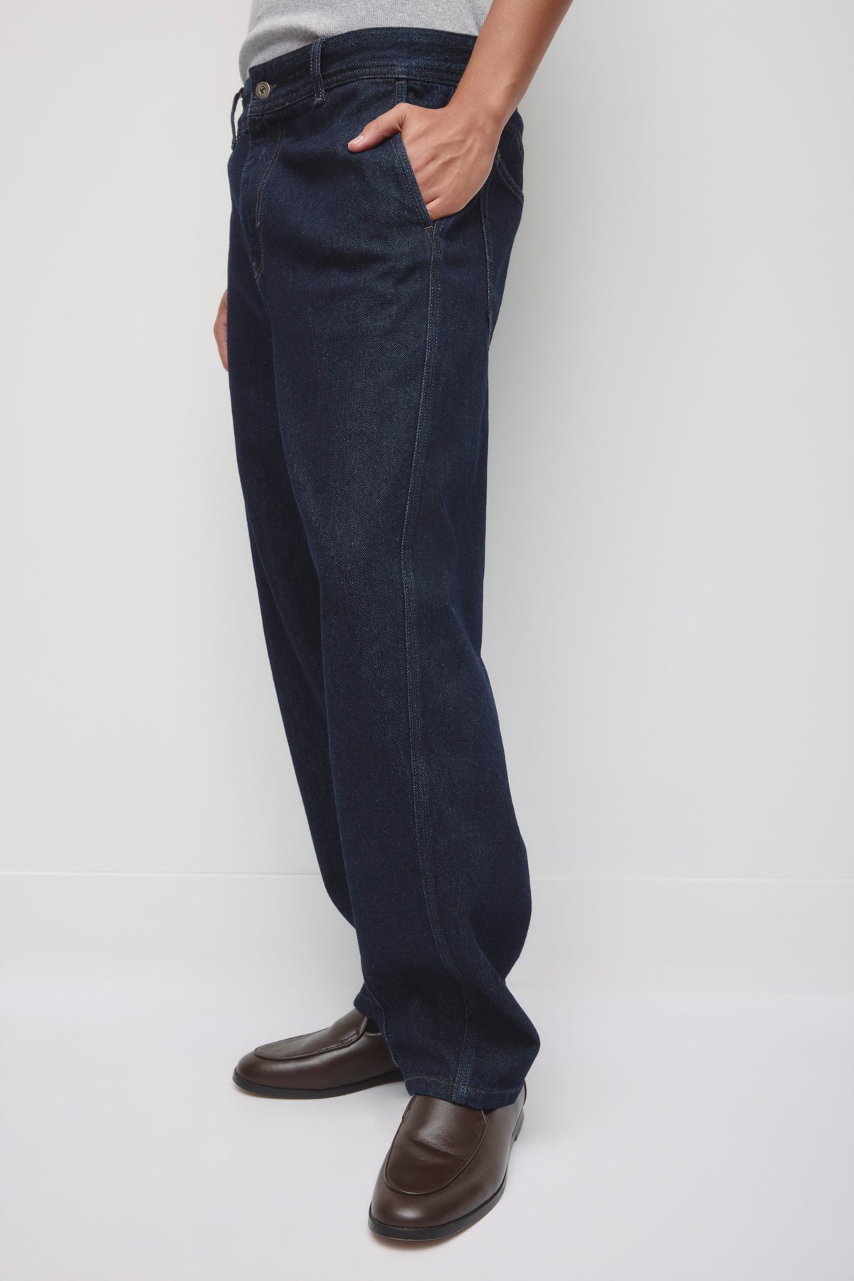 Men's Twisted Denim in Rinse