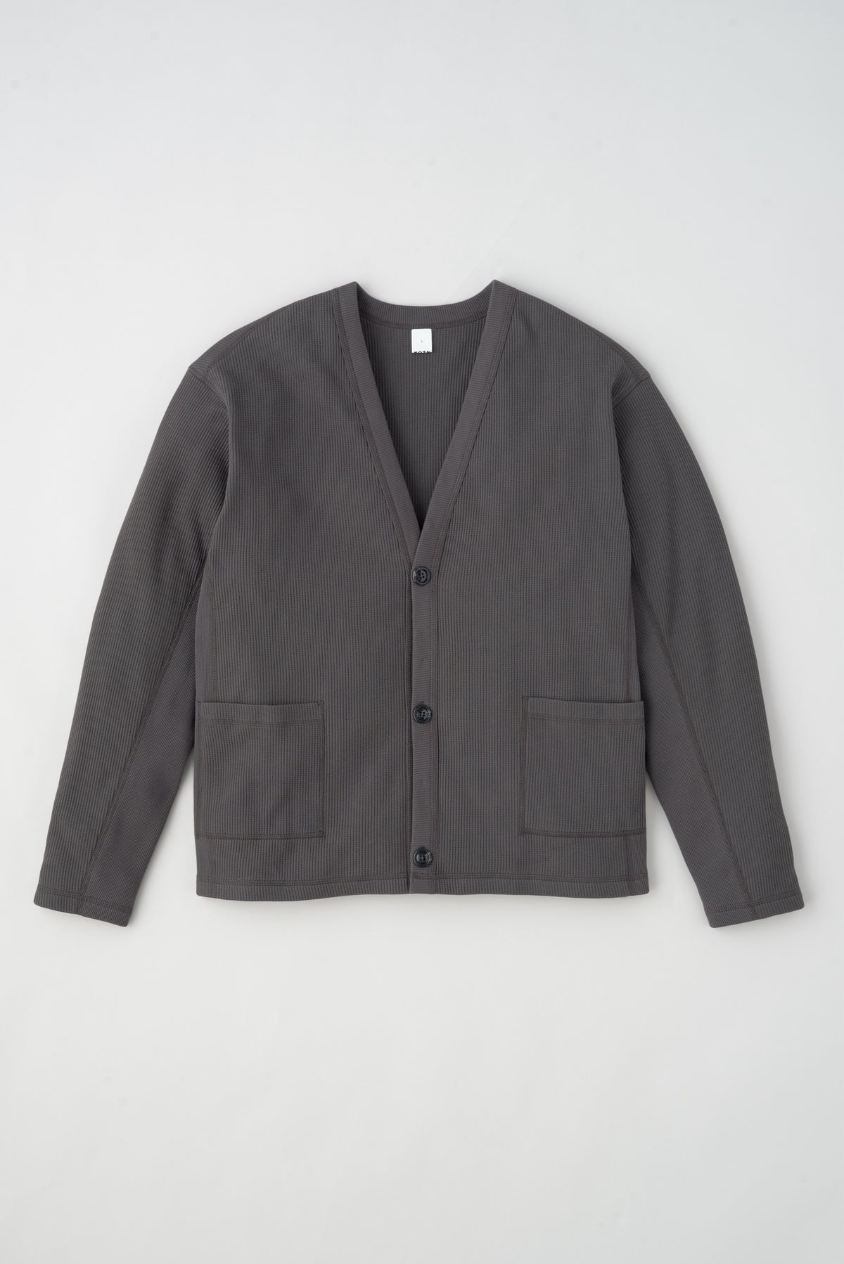 Cardigan gaufré Atlas en béluga