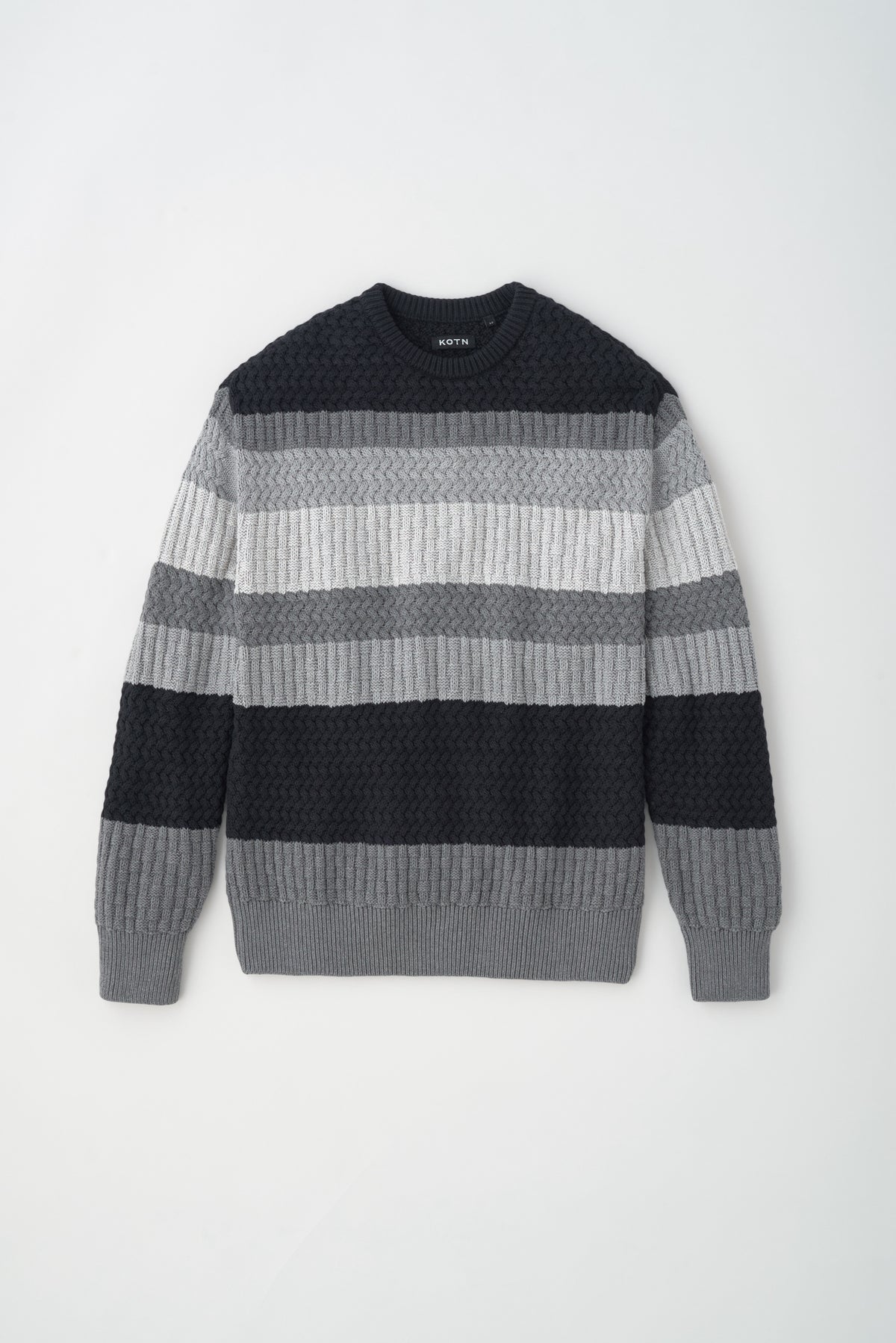 Namat Sweater in Black Melange