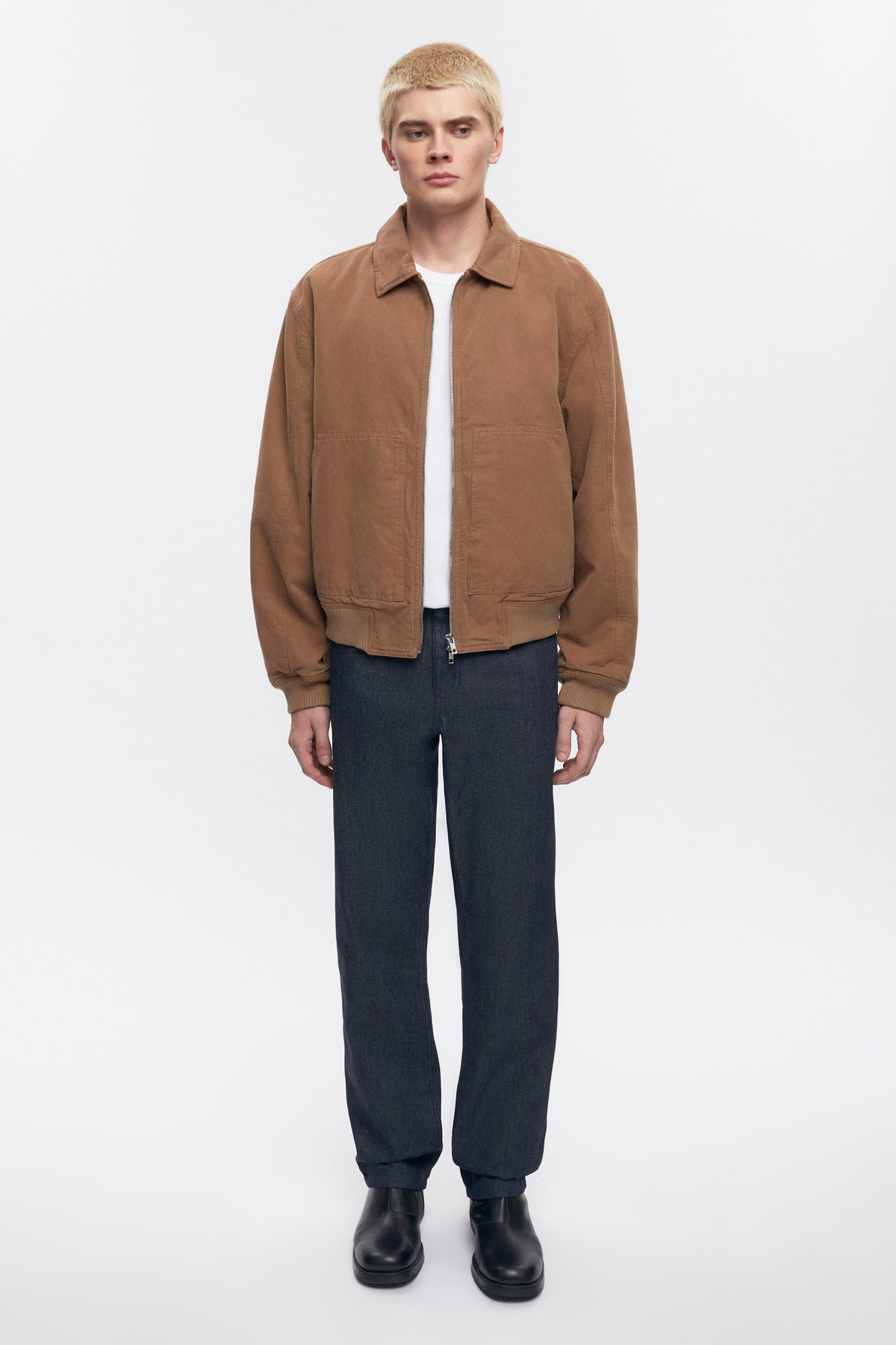 Men's A-2 Bomber Jacket in Washed Otter